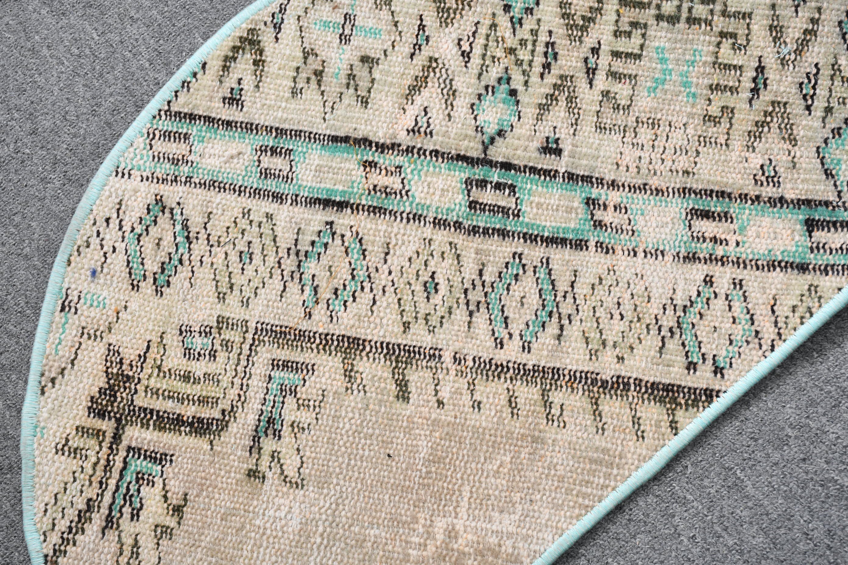 Kitchen Rug, Turkish Rug, Turkey Rug, Antique Rug, Brown Home Decor Rugs, Bedroom Rug, Nursery Rugs, 2.5x1.5 ft Small Rugs, Vintage Rugs