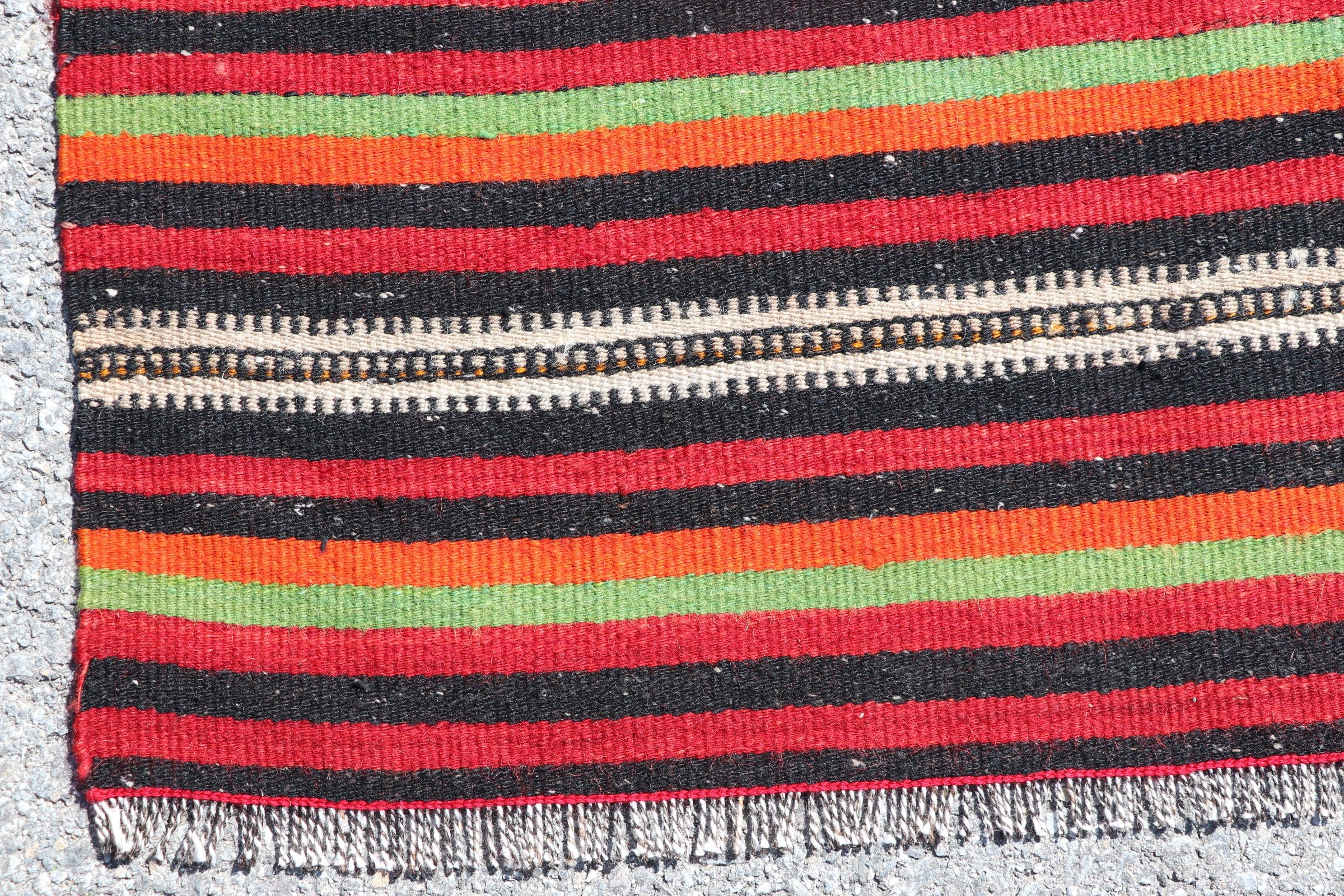 Anadolu Halısı, Kilim, Yemek Odası Halıları, Vintage Halı, Yatak Odası Halısı, Türk Halısı, Kırmızı 5.2x12.2 ft Büyük Halı