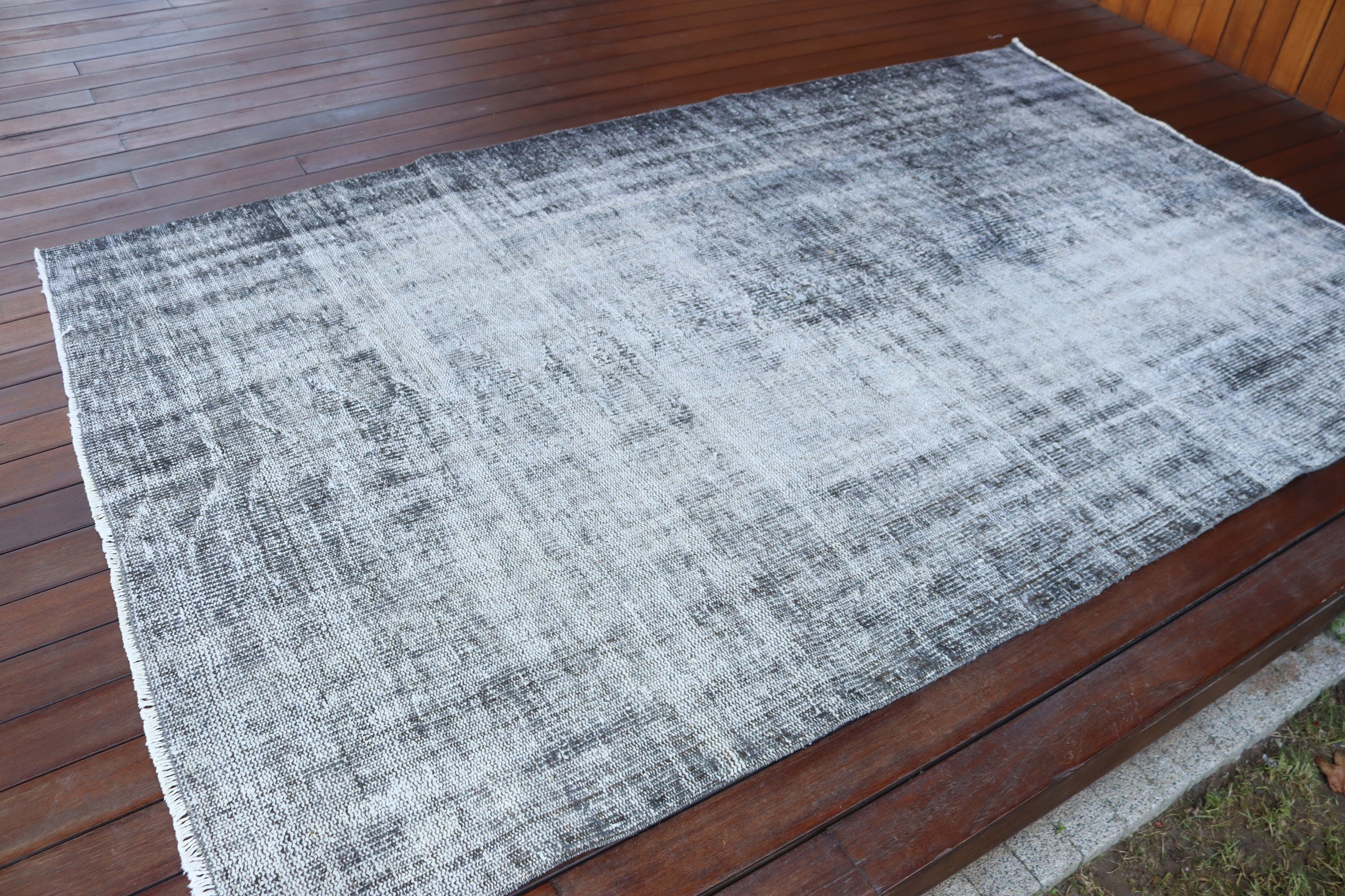 Oushak Area Rug, Luxury Rug, Neutral Rug, Turkish Rugs, Handwoven Rugs, Vintage Rugs, 5x8 ft Area Rug, Living Room Rug, Gray Antique Rug