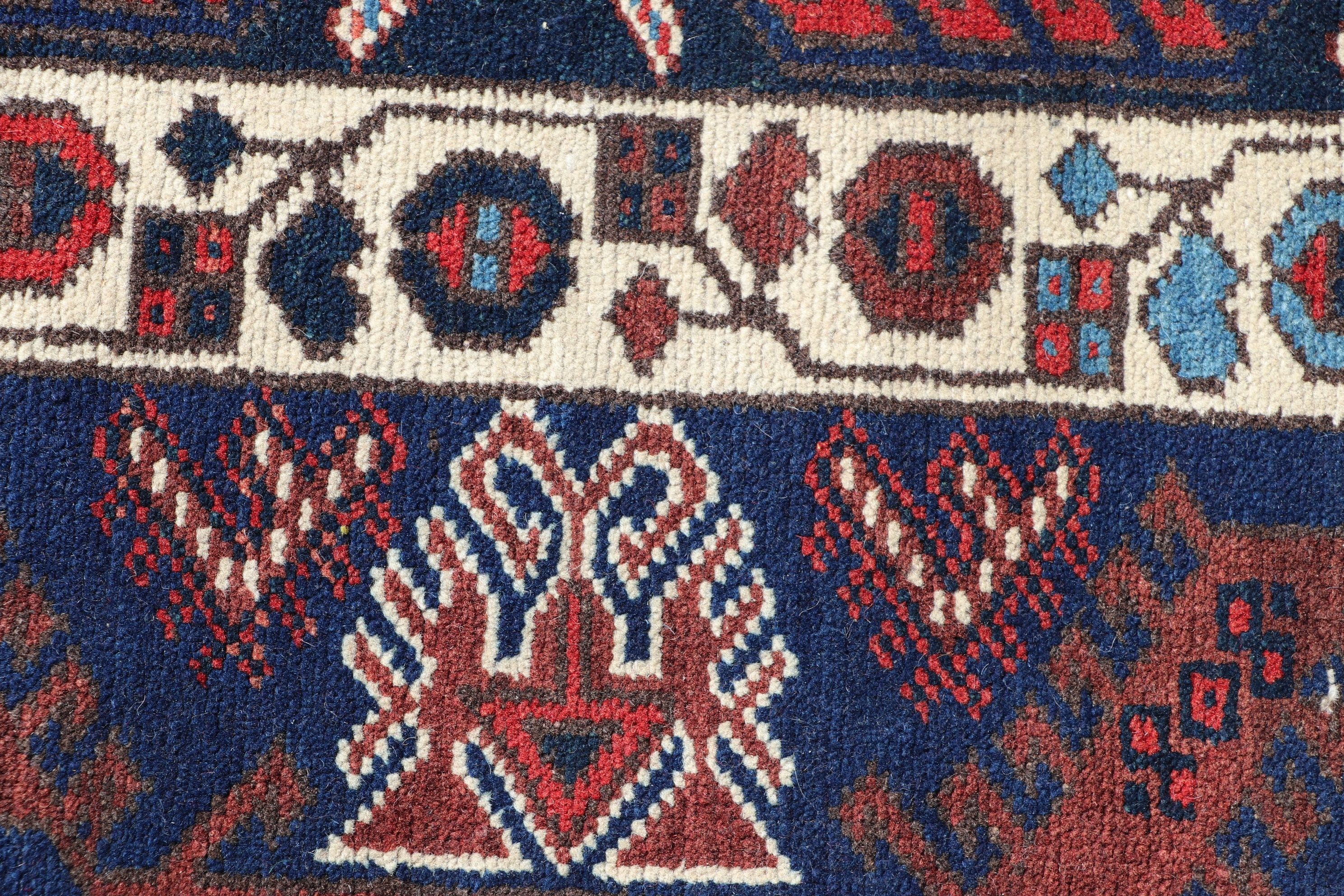 Old Rug, 4.1x6.4 ft Area Rug, Floor Rug, Vintage Rugs, Tribal Rugs, Moroccan Rugs, Red Kitchen Rugs, Turkish Rugs, Rugs for Nursery