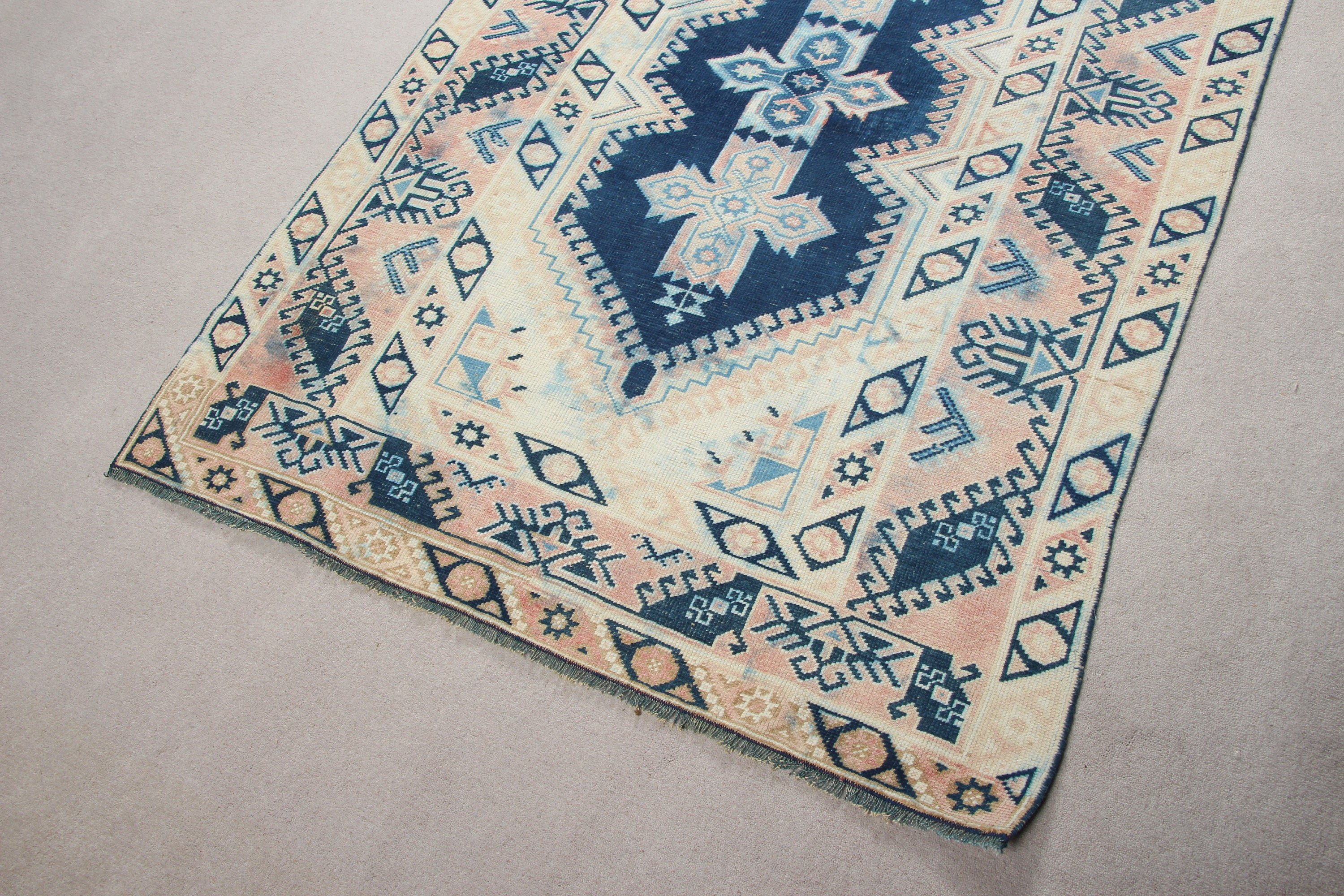 Rugs for Indoor, Antique Rugs, Indoor Rugs, 4x6.1 ft Area Rugs, Vintage Rug, Turkish Rugs, Floor Rugs, Beige Wool Rugs