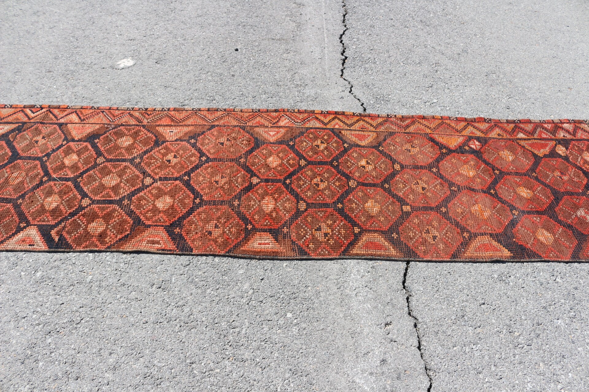 Türk Halıları, Koridor Halıları, Merdiven Halıları, Merdiven Halıları, 2.6x10 ft Runner Halısı, Vintage Halı, Kırmızı Ev Dekor Halıları, Fas Halısı, Yün Halıları