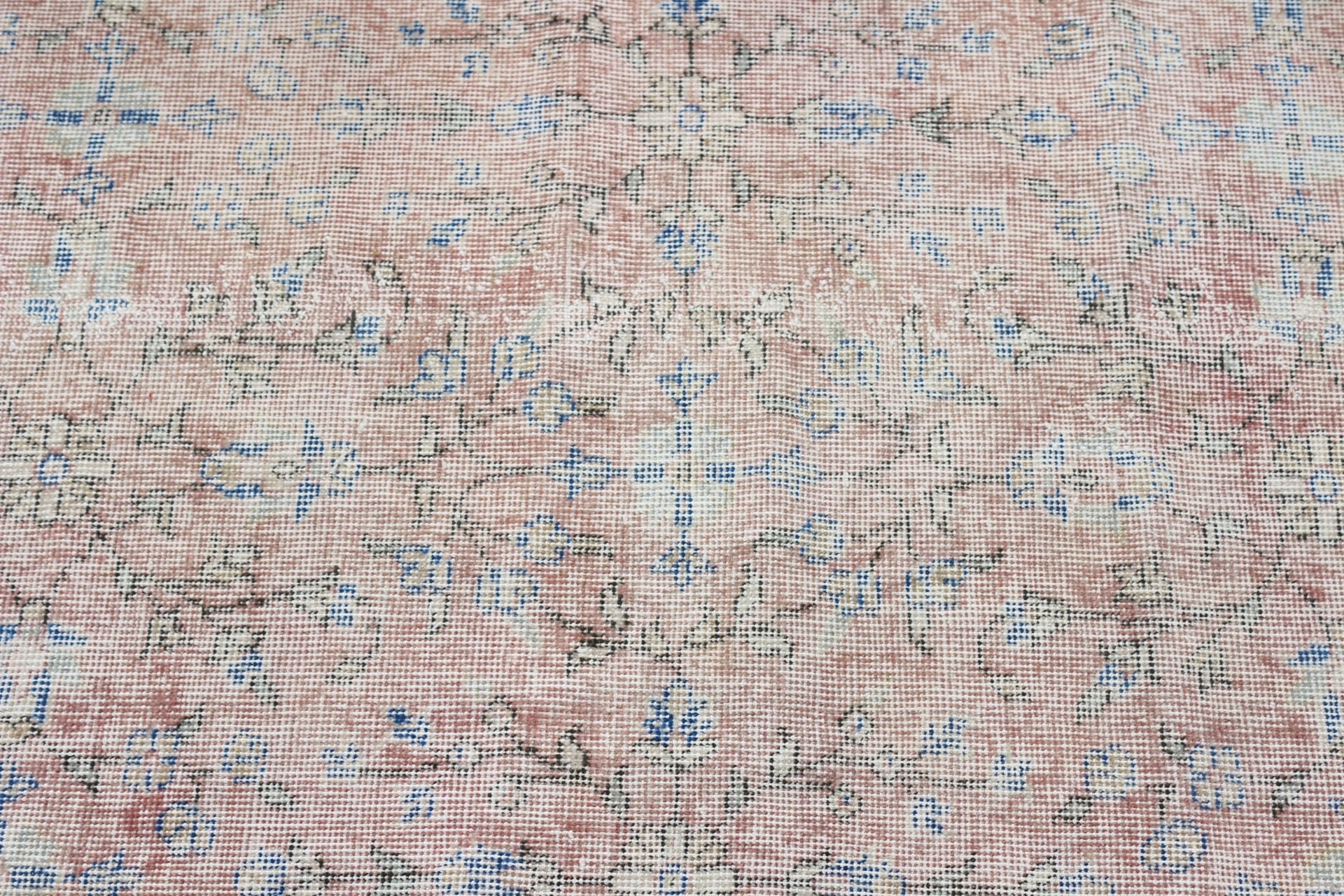 Nursery Rug, 3x5.8 ft Accent Rug, Boho Rug, Rugs for Nursery, Entry Rugs, Antique Rug, Turkish Rugs, Vintage Rug, Pink Wool Rug, Wool Rug