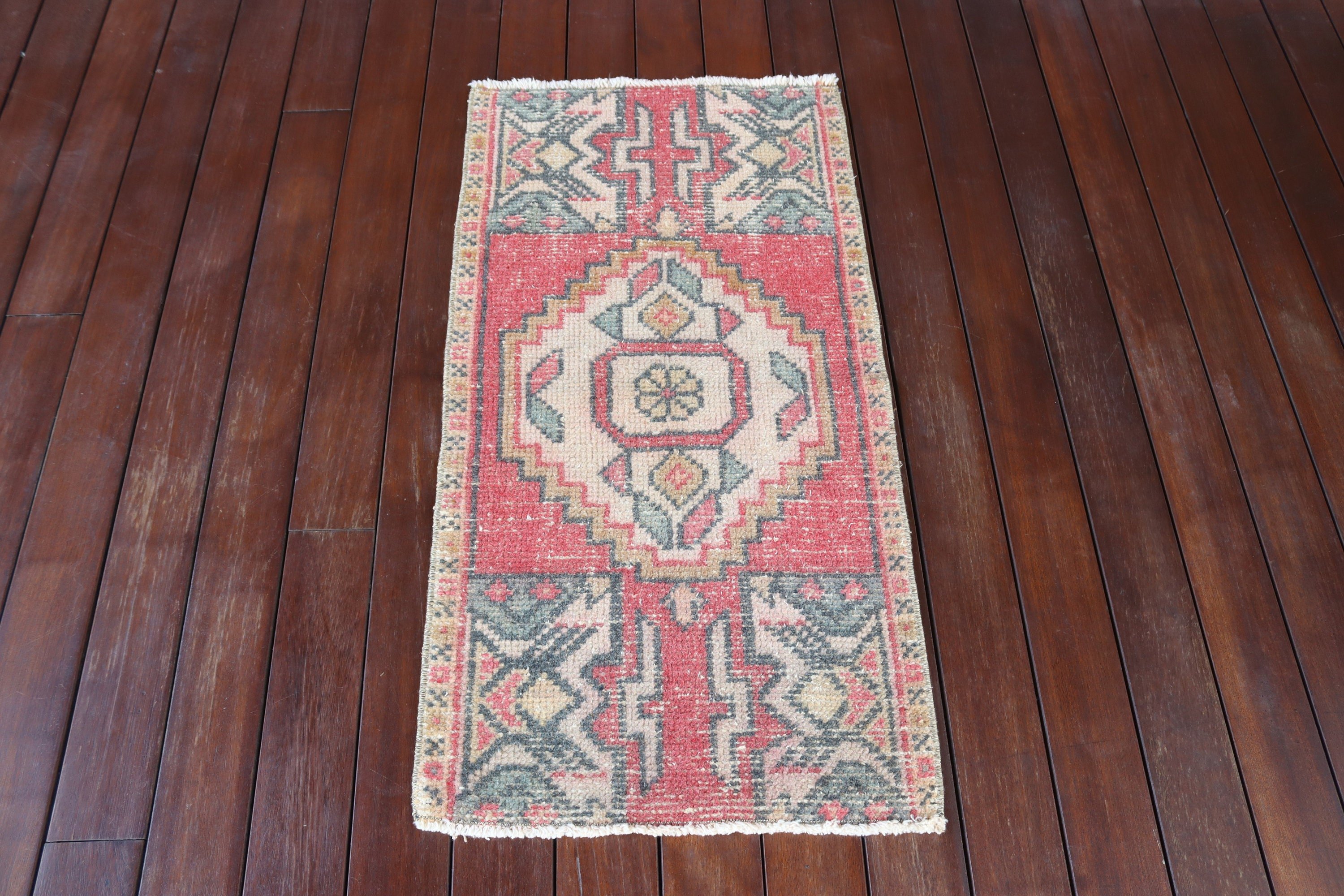 Entry Rugs, Oriental Rug, Red Boho Rug, Rugs for Wall Hanging, Bedroom Rugs, 1.6x3.1 ft Small Rug, Handwoven Rug, Vintage Rug, Turkish Rug