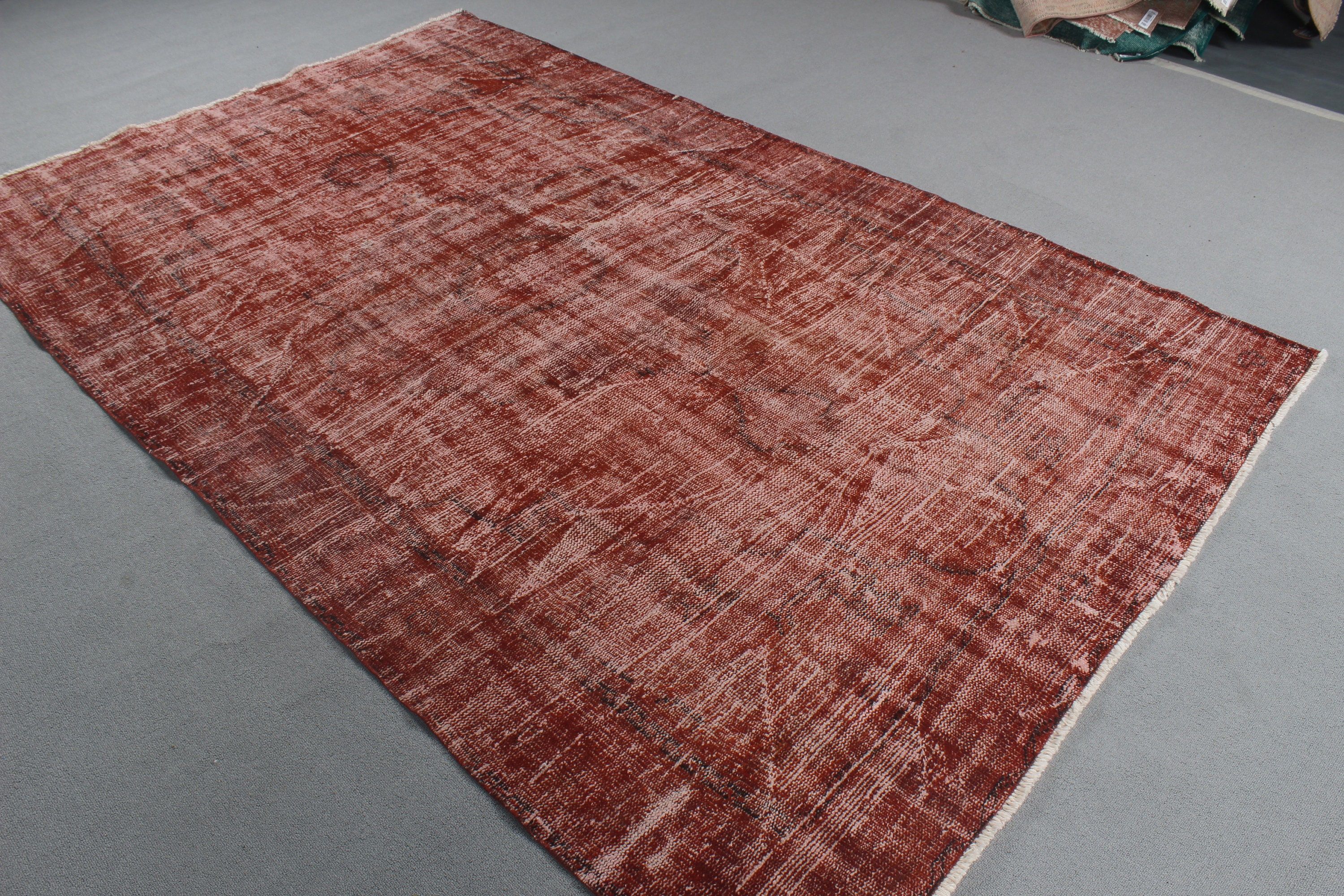 Turkish Rugs, 5.6x8.9 ft Large Rugs, Pink Handwoven Rug, Vintage Rug, Statement Rugs, Salon Rugs, Moroccan Rugs, Large Vintage Rug