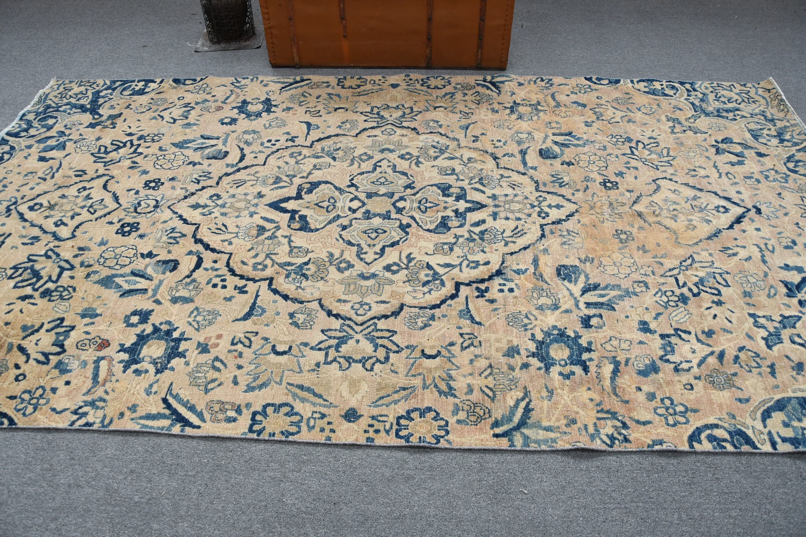 Living Room Rugs, Abstract Rug, 5.3x9.7 ft Large Rugs, Wool Rug, Rugs for Salon, Antique Rug, Dining Room Rugs, Turkish Rug, Vintage Rug