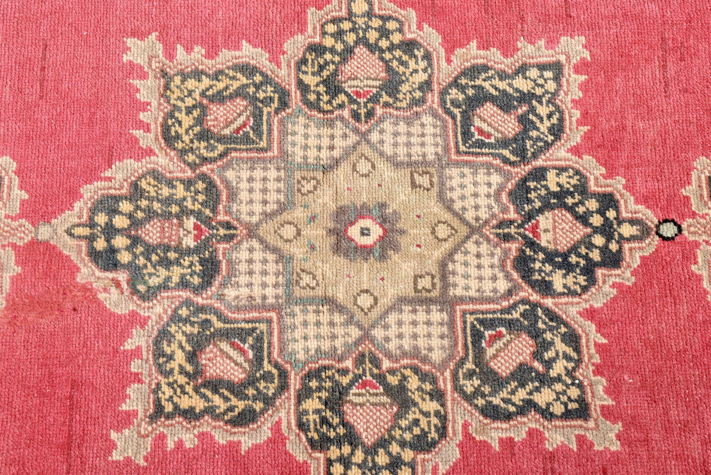 Dekoratif Halılar, Vintage Halılar, Pembe Açıklama Halısı, Nötr Halı, Türk Halıları, 3,2x5,8 ft Vurgulu Halılar, Ev Dekorasyonu Halıları, Mutfak Halıları