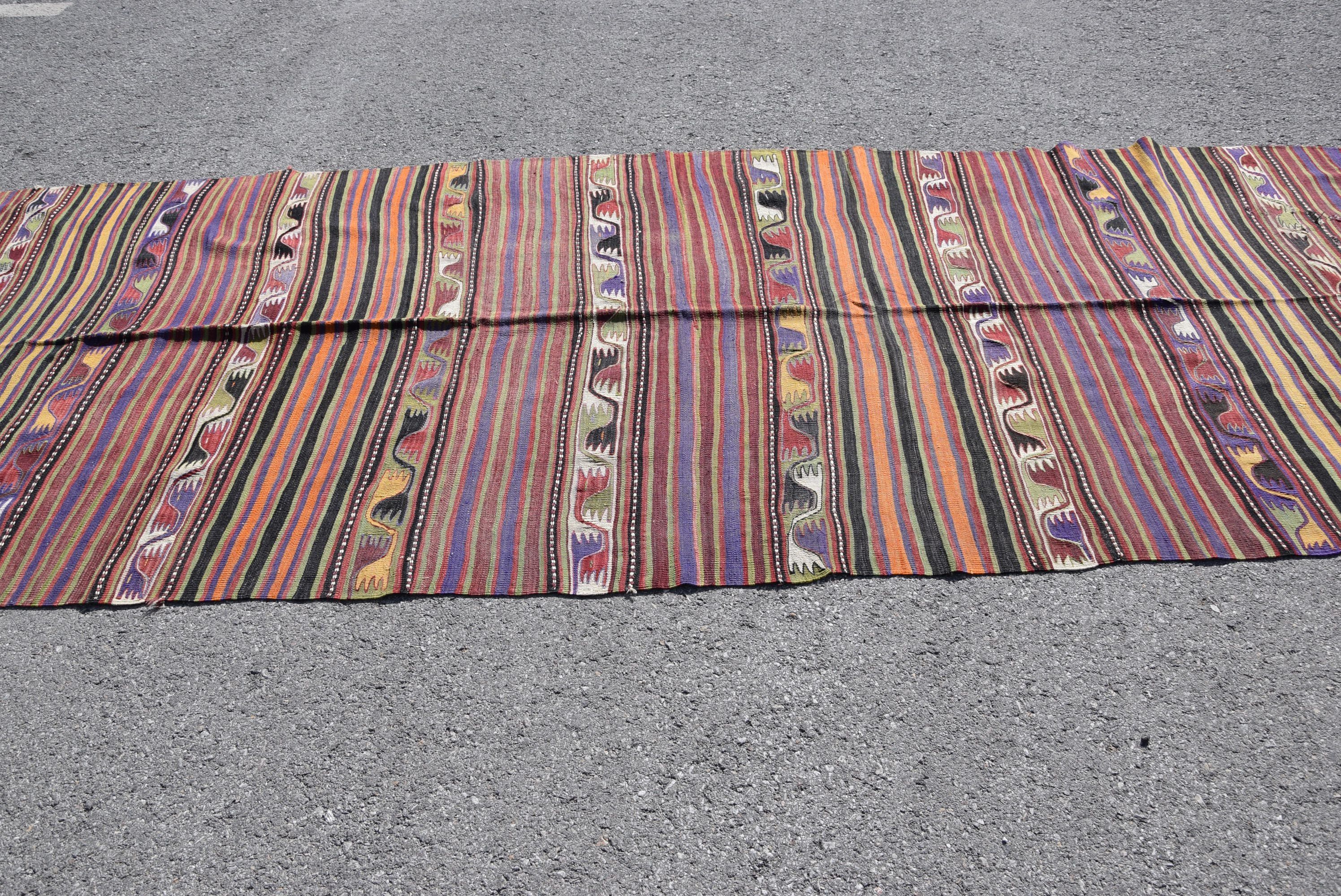 Yatak Odası Halıları, Vintage Halılar, Mutfak Halıları, Fas Halısı, Oturma Odası Halısı, 4.9x11.7 ft Büyük Halılar, Kilim, Yeşil Oushak Halısı, Türk Halıları