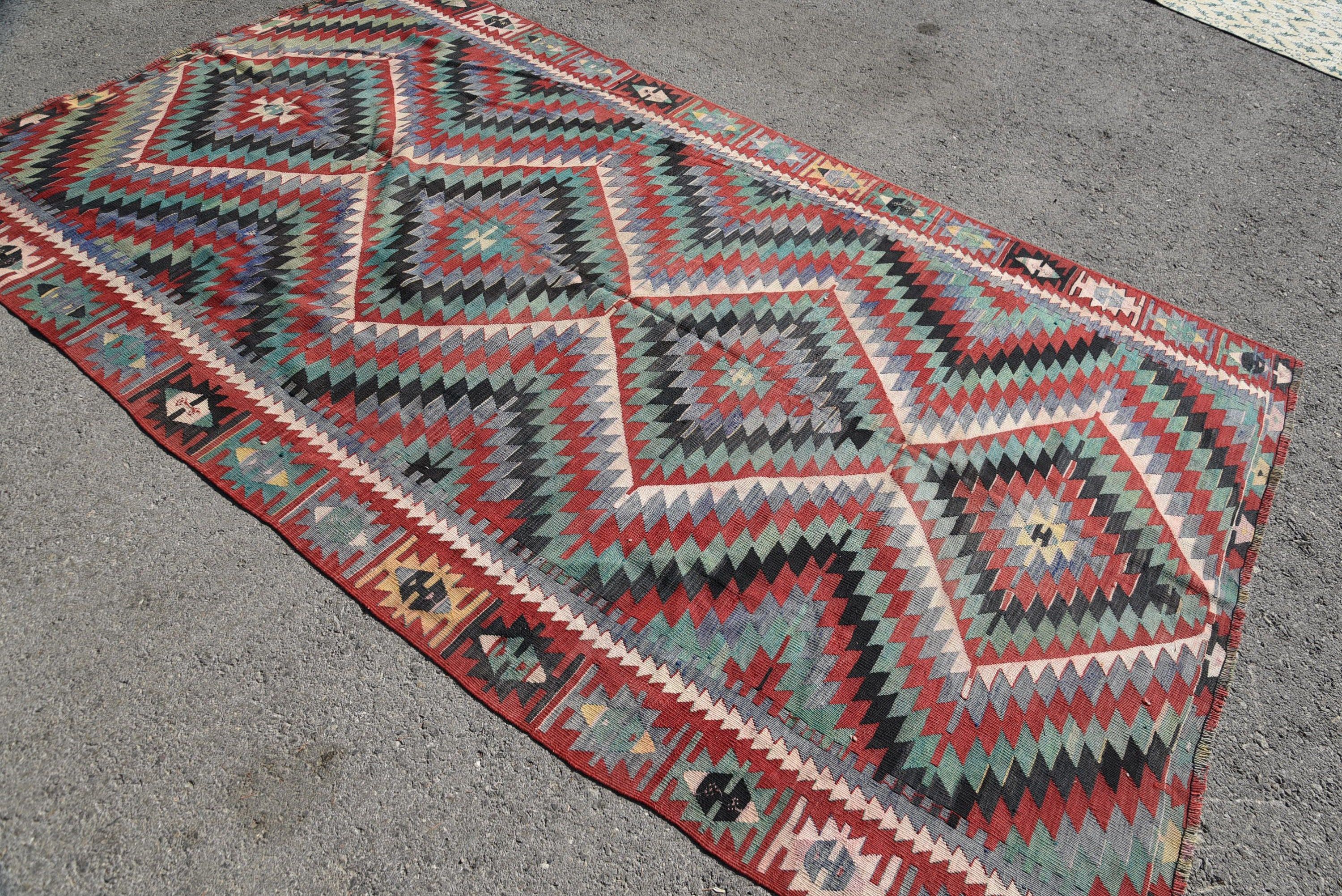 Ev Dekorasyonu Halıları, Yatak Odası Halısı, Vintage Halı, Oryantal Halı, Salon Halıları, Kilim, Oturma Odası Halısı, Türk Halısı, 5,5x9,4 ft Büyük Halılar