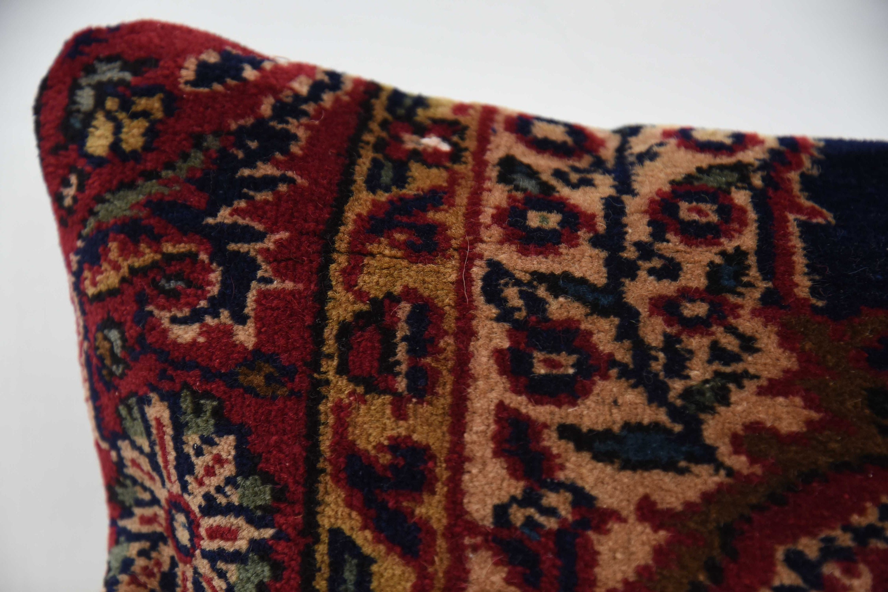 Pet Cushion Cover, Boho Pillow, Turkish Kilim Pillow, 16"x24" Brown Cushion, One Of A Kind Cushion, Authentic Pillow Sham, Antique Pillows