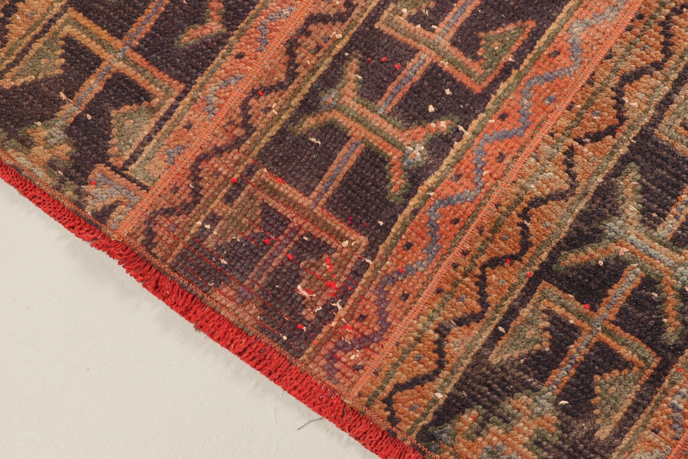 Antika Halı, Çocuk Odası Halıları, 2.8x4 ft Küçük Halı, Kırmızı Yer Halısı, Yün Halı, Vintage Halı, Araba Paspas Halısı, Türk Halısı, Duvar Asılı Halılar