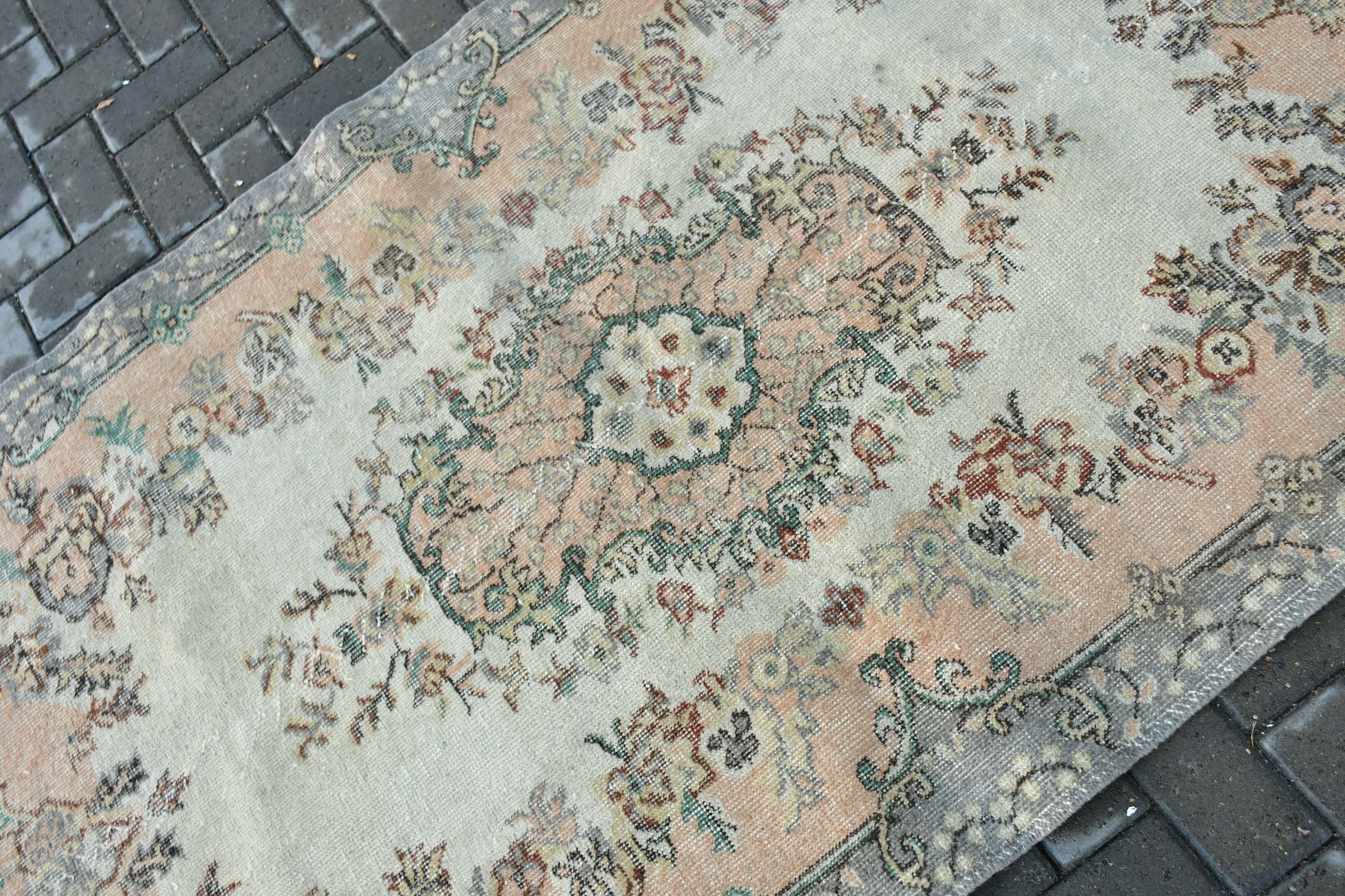 Floor Rug, 3.9x6.7 ft Area Rugs, Beige Bedroom Rug, Cool Rugs, Boho Rug, Moroccan Rugs, Vintage Rugs, Dining Room Rug, Turkish Rug