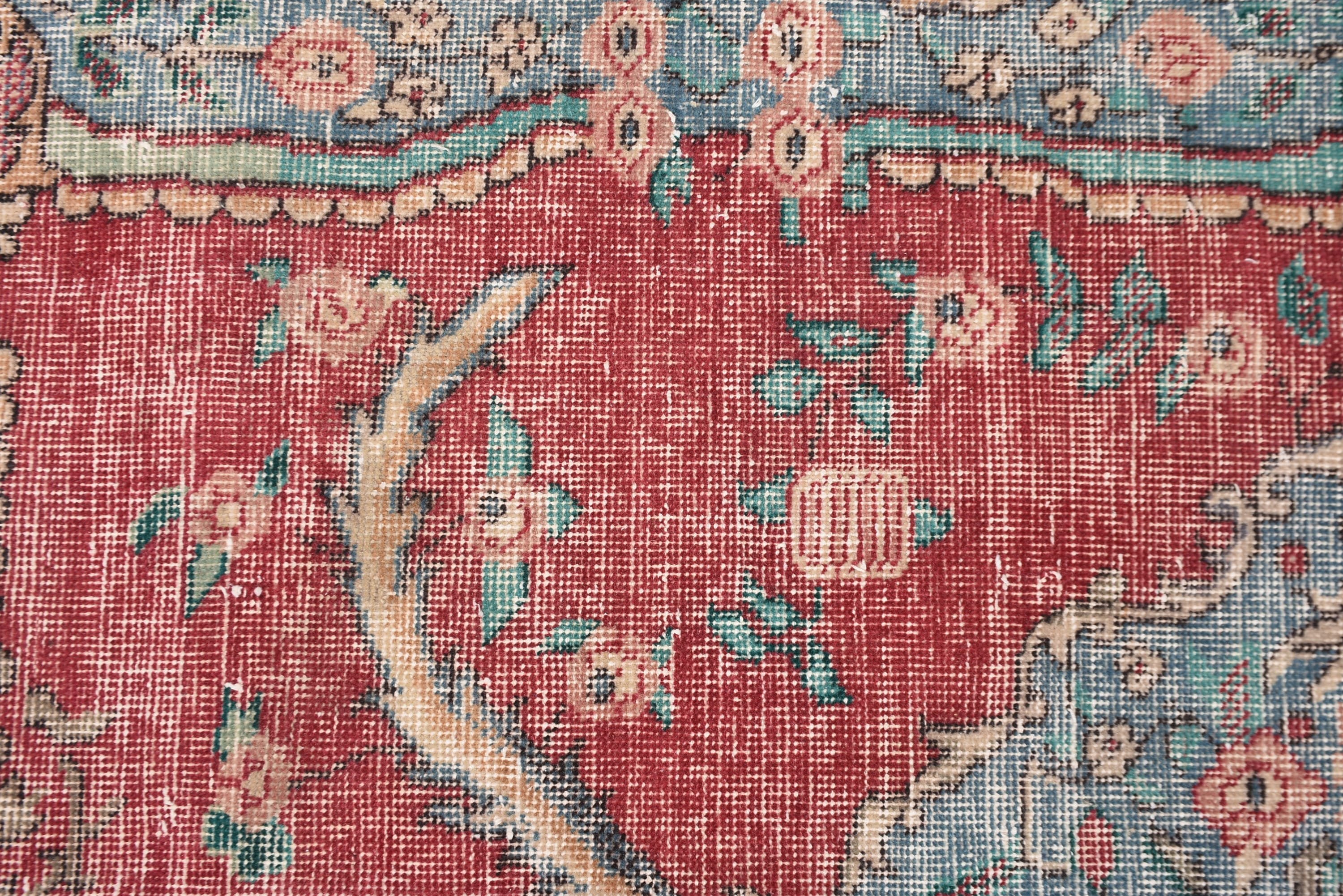 1.8x3.3 ft Küçük Halılar, Anadolu Halıları, Küçük Boho Halısı, Türk Halıları, Vintage Halılar, Ev Dekor Halısı, Kırmızı Oryantal Halı, Küçük Alan Halısı