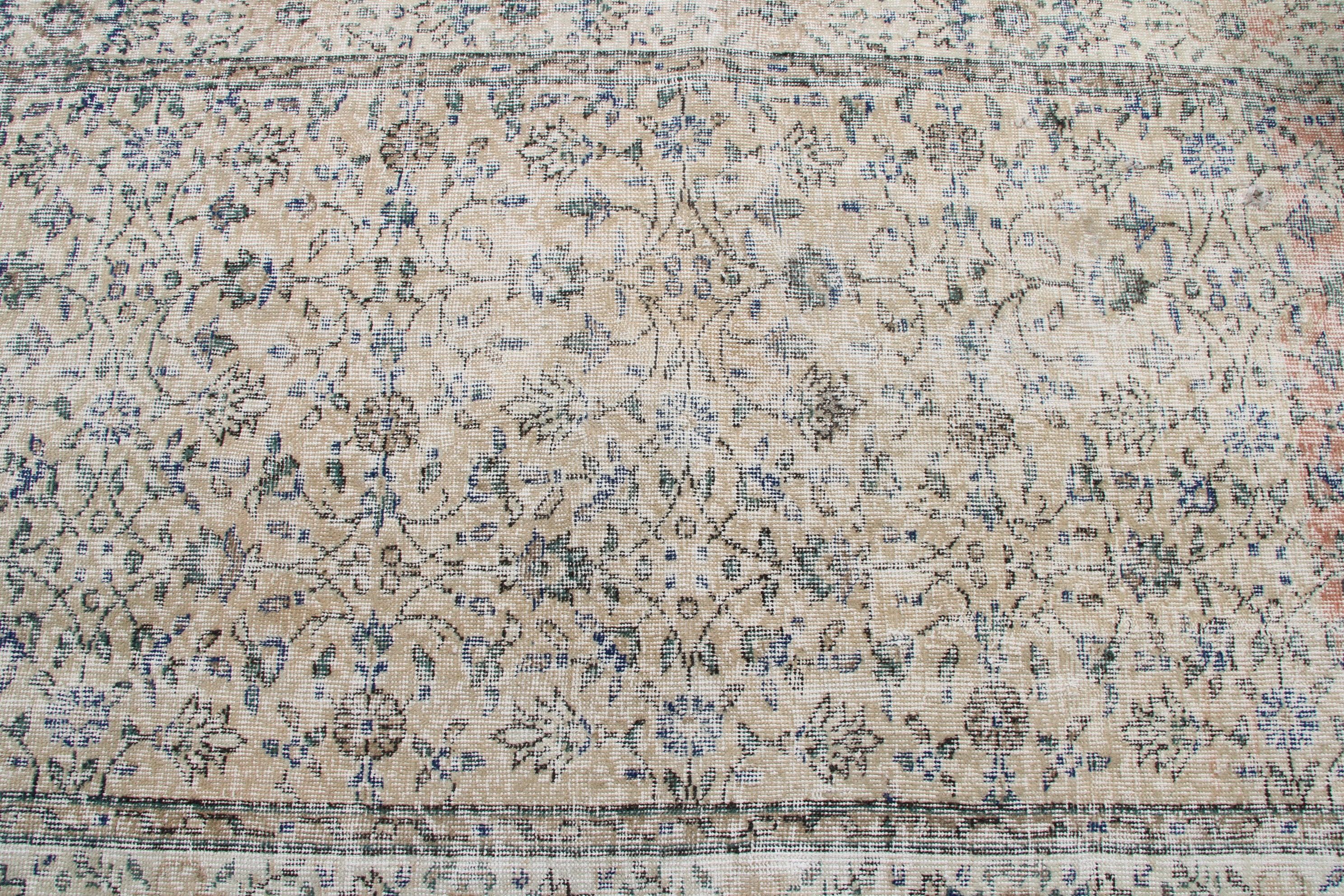 Cool Rugs, Kitchen Rugs, Turkish Rug, Decorative Rugs, Beige Flatweave Rug, 3.4x6.4 ft Accent Rug, Vintage Rugs, Floor Rug, Luxury Rugs