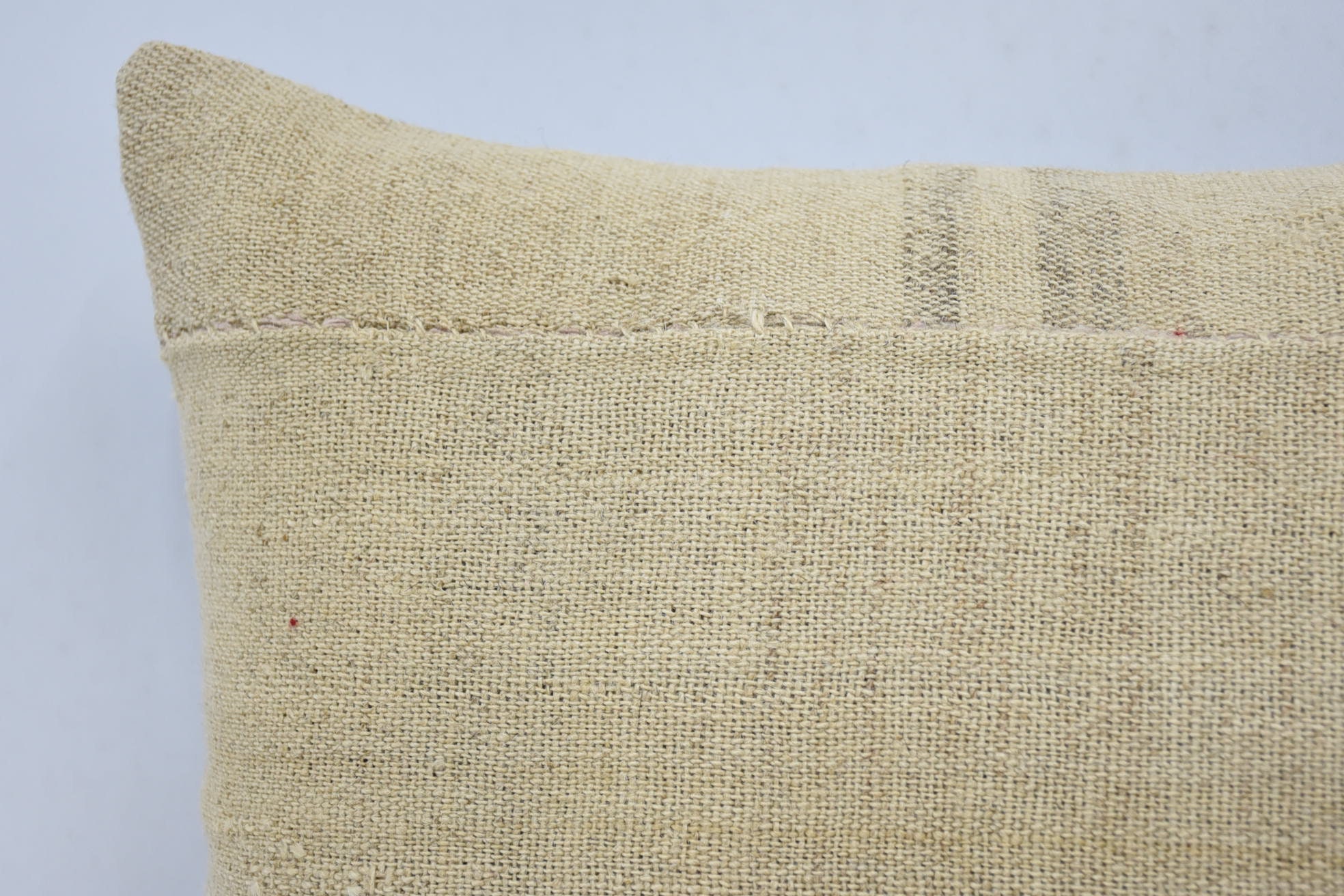 16"x24" Beige Cushion, Antique Pillows, Vintage Kilim Pillow, Wholesale Cushion Case, Kilim Pillow, Hippie Throw Cushion Cover