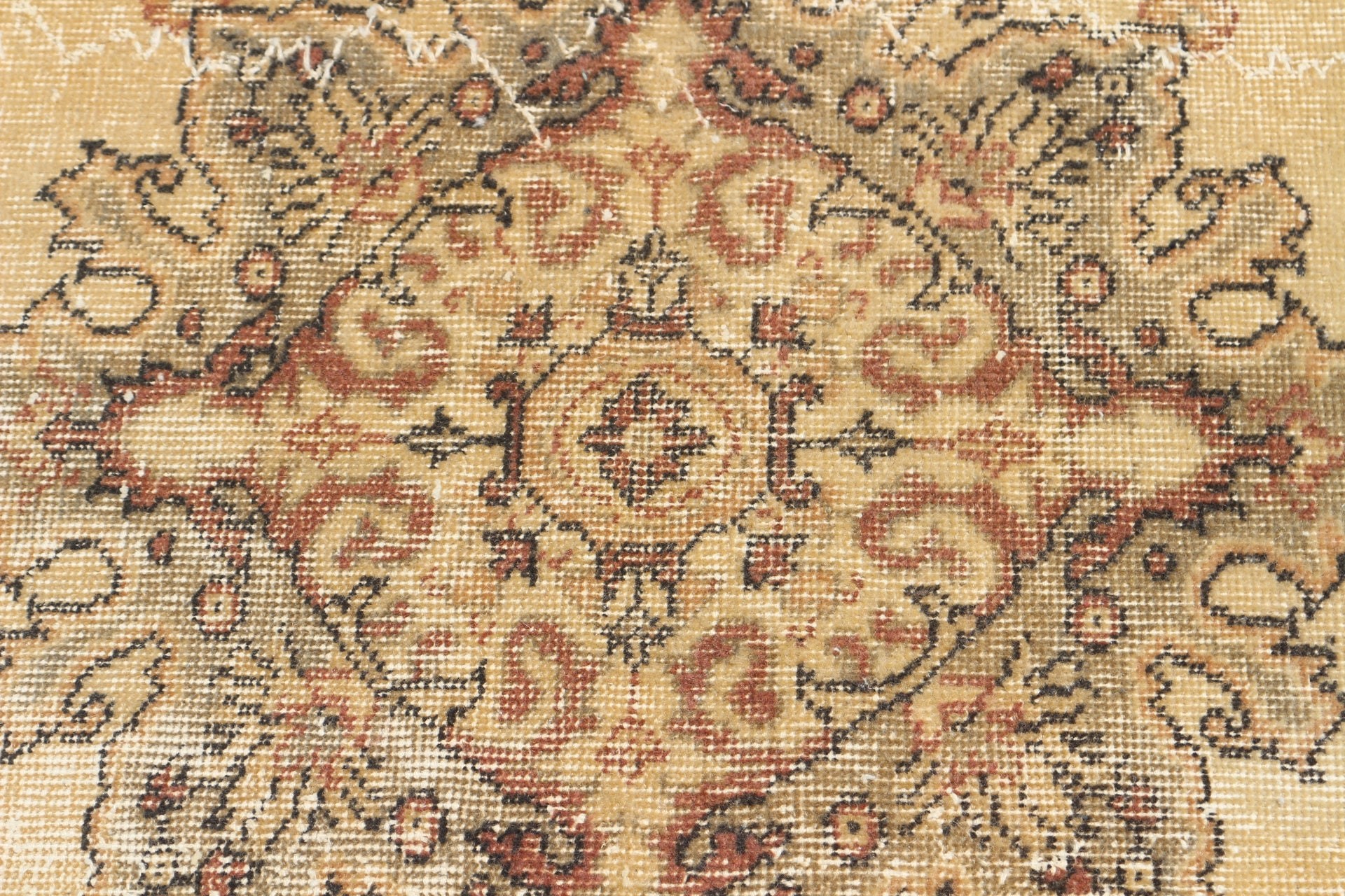 Bej Serin Halı, Antik Halı, Ev Halı, Oturma odası Halı, Yatak odası Halı, Yatak odası Halı, Nostaljik Halı, 137x212 cm Oturma odası Halı