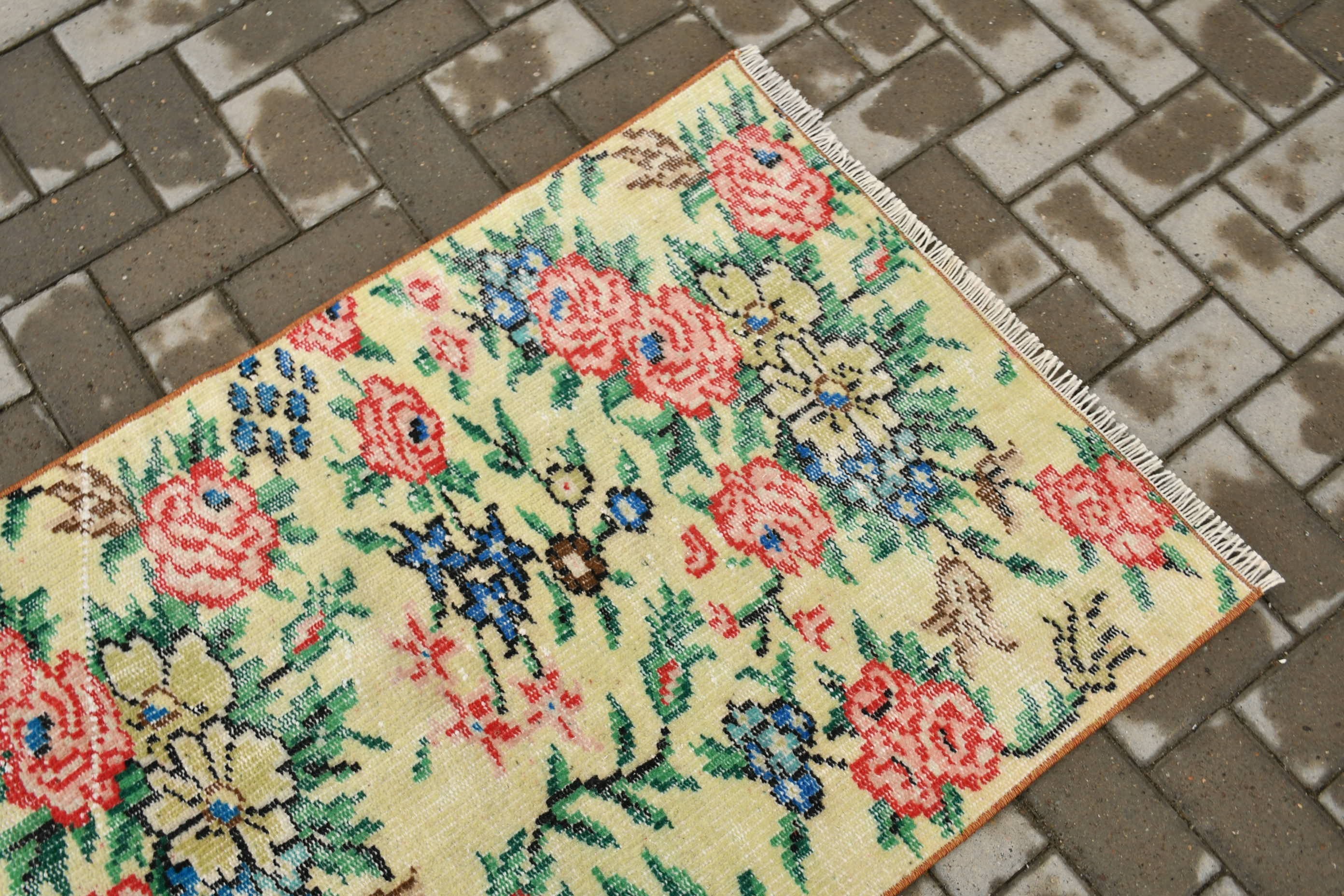 Türk Halısı, Anadolu Halısı, Yatak Odası Halıları, Kırmızı Anadolu Halısı, 2.6x3.9 ft Küçük Halı, Vintage Halı, Banyo Halısı, Araba Paspas Halısı, Yün Halı