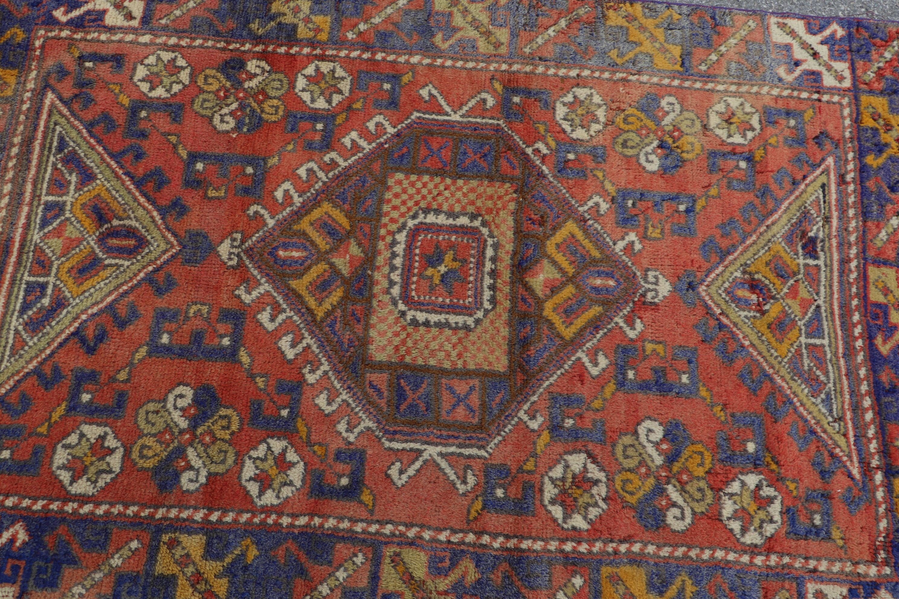 Fas Halısı, Oryantal Halı, Türk Halıları, Vintage Halı, Giriş Halıları, Dış Mekan Halıları, Mutfak Halıları, Turuncu 3,6x5,5 ft Accent Halılar