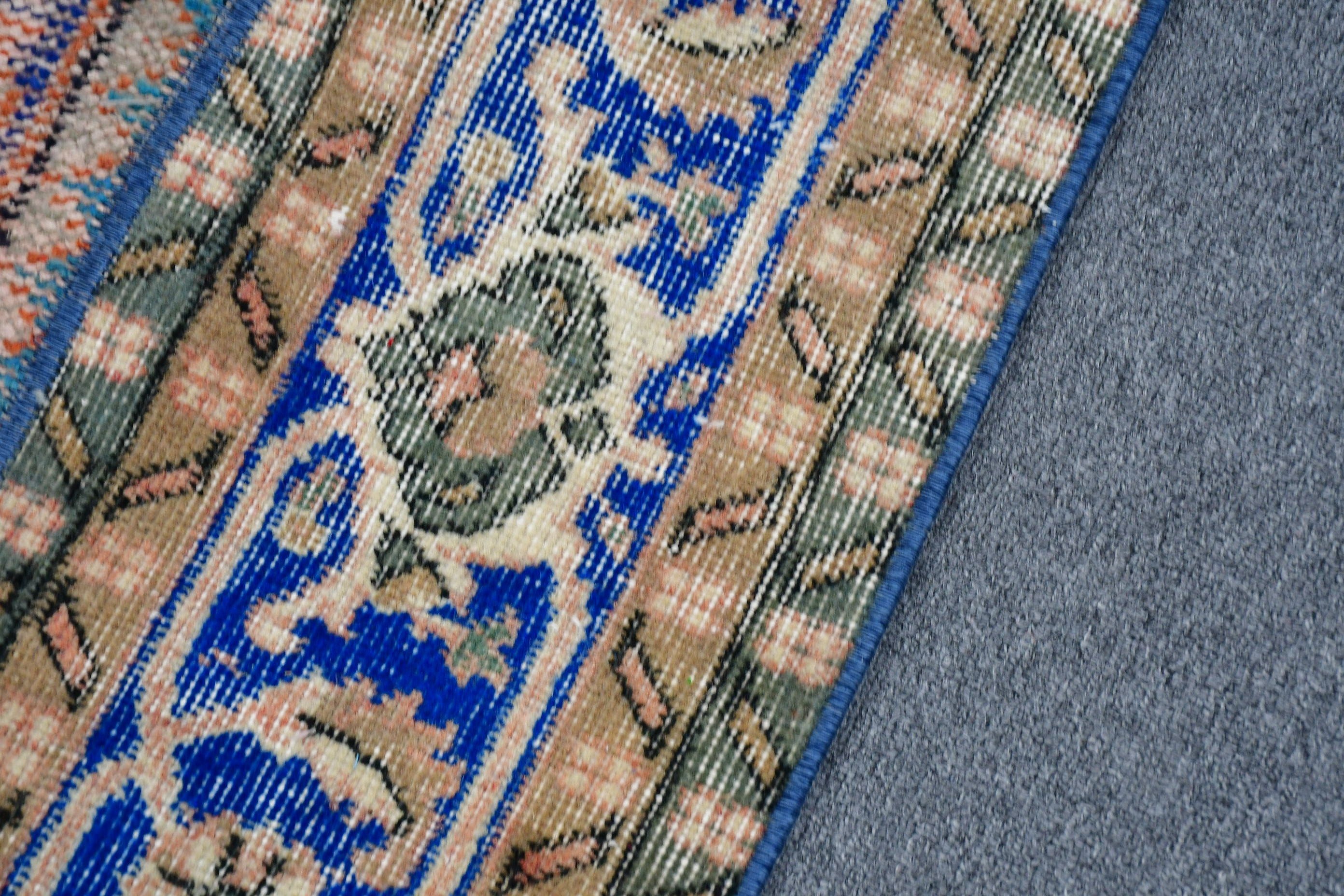 Moroccan Rugs, 2.4x9.1 ft Runner Rug, Corridor Rug, Vintage Rug, Rugs for Stair, Turkish Rugs, Hallway Rugs, Natural Rug, Anatolian Rug