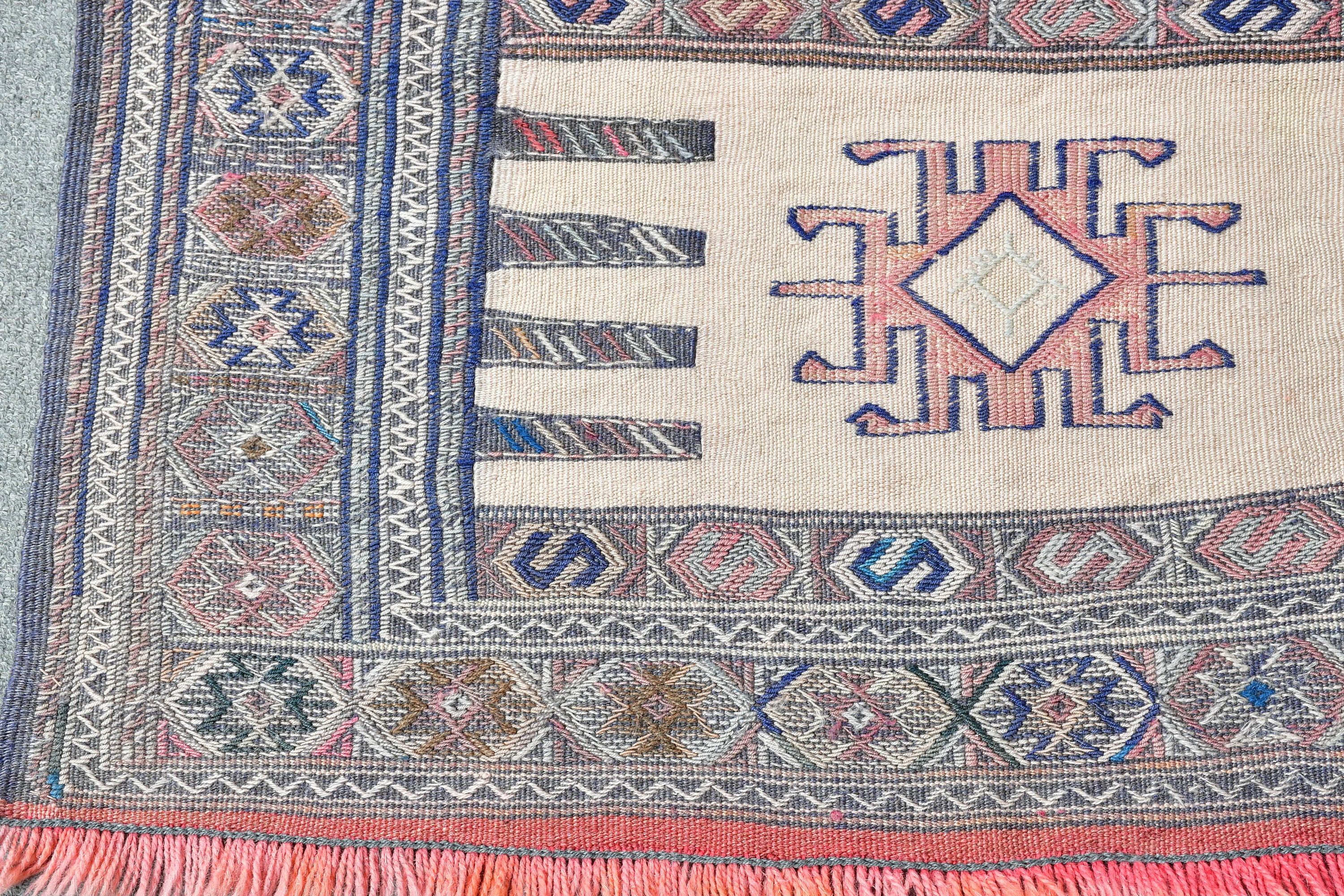 Kahverengi Yatak Odası Halısı, Giriş Halısı, 2.9x5.2 ft Accent Halısı, Yatak Odası Halıları, Mutfak Halısı, Türk Halısı, Antika Halılar, Vintage Halı, Anadolu Halısı