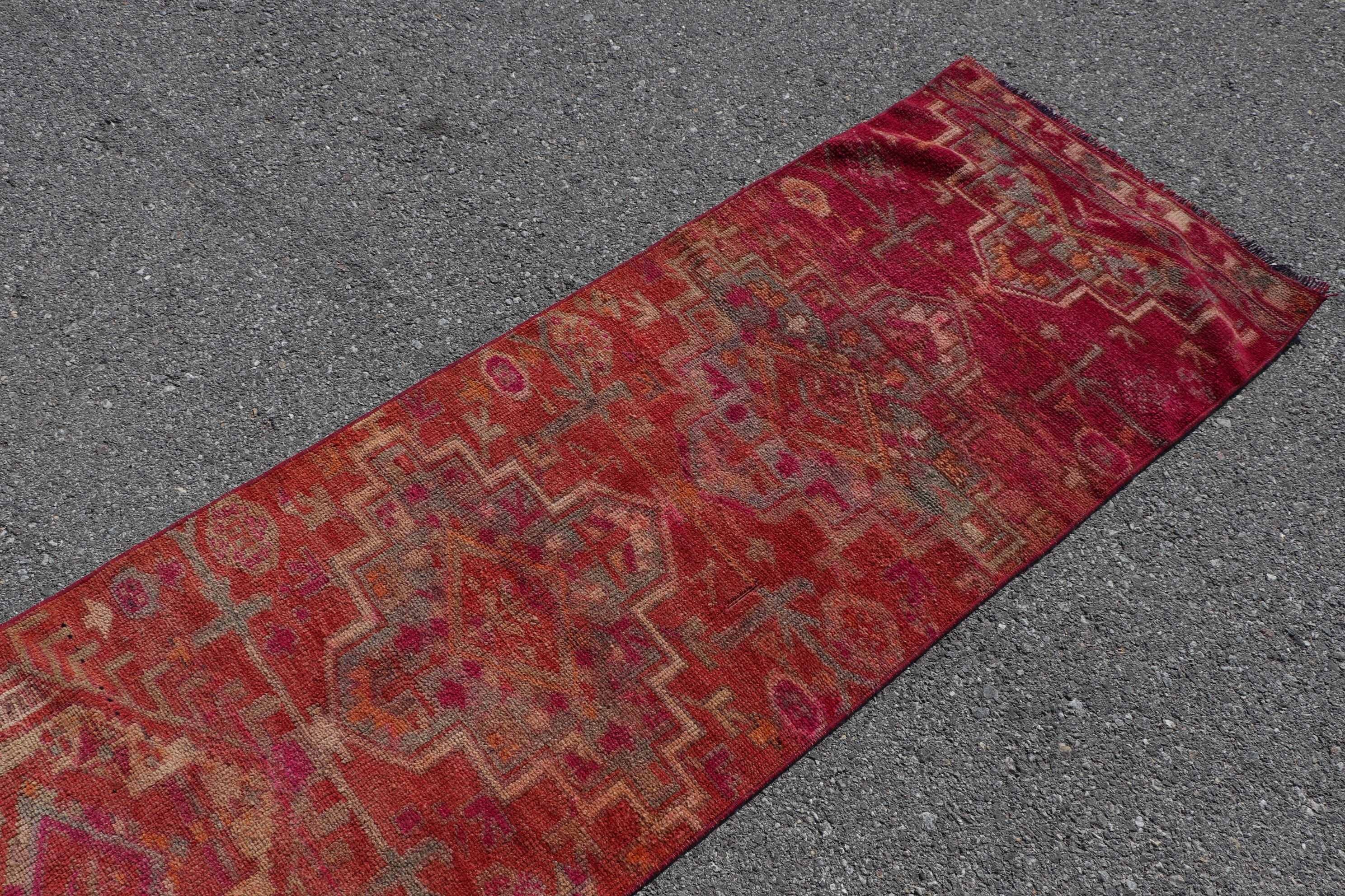 Vintage Rug, Beige Antique Rugs, Turkish Rug, Antique Rugs, Old Rug, Rugs for Corridor, Corridor Rugs, Home Decor Rug, 2.2x10 ft Runner Rug