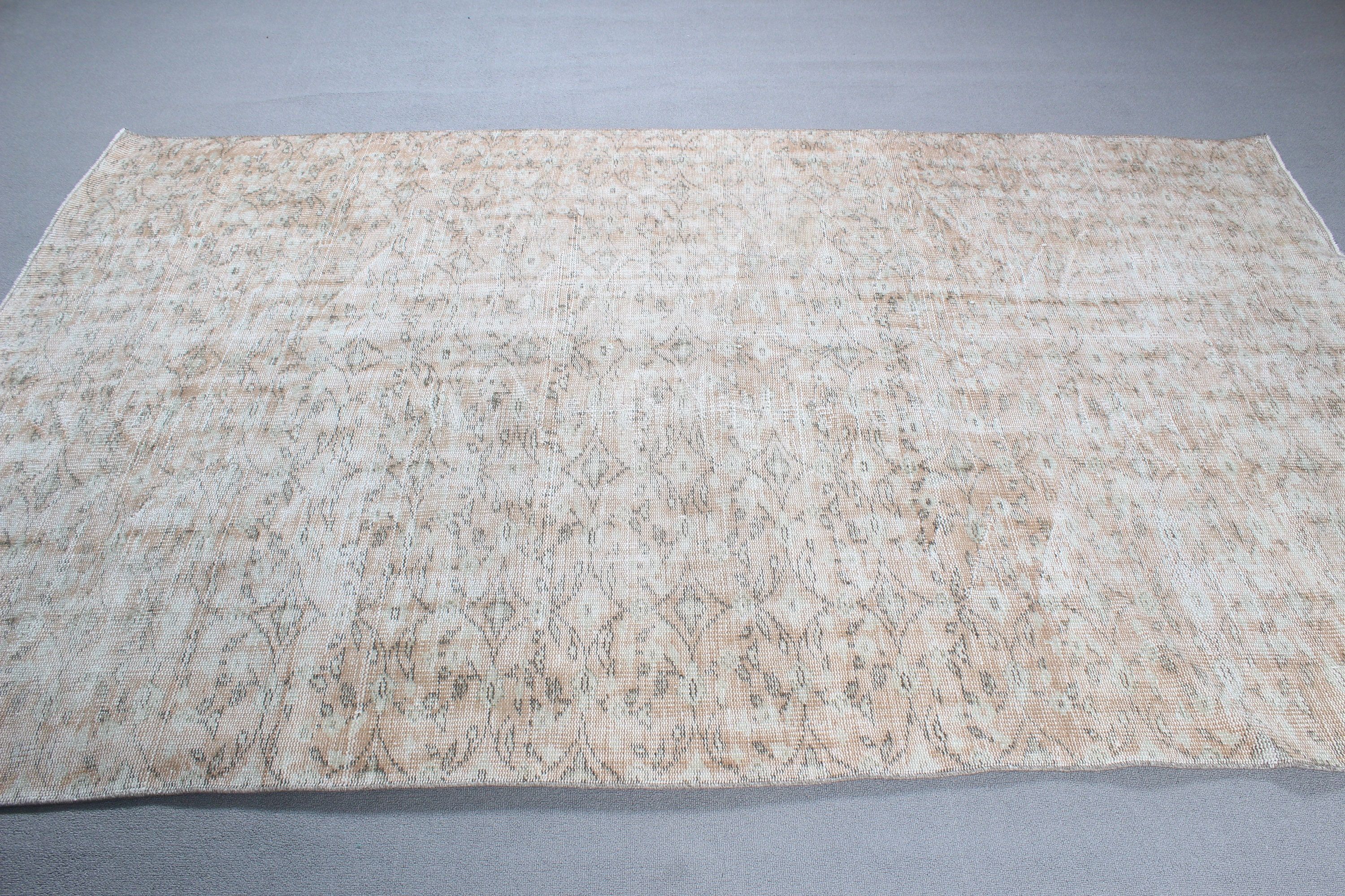 Vintage Halılar, Yatak Odası Halıları, Boho Halısı, Oturma Odası Halıları, Nötr Halı, Pembe Oryantal Halılar, Oryantal Halı, Türk Halısı, 5.3x9 ft Büyük Halılar