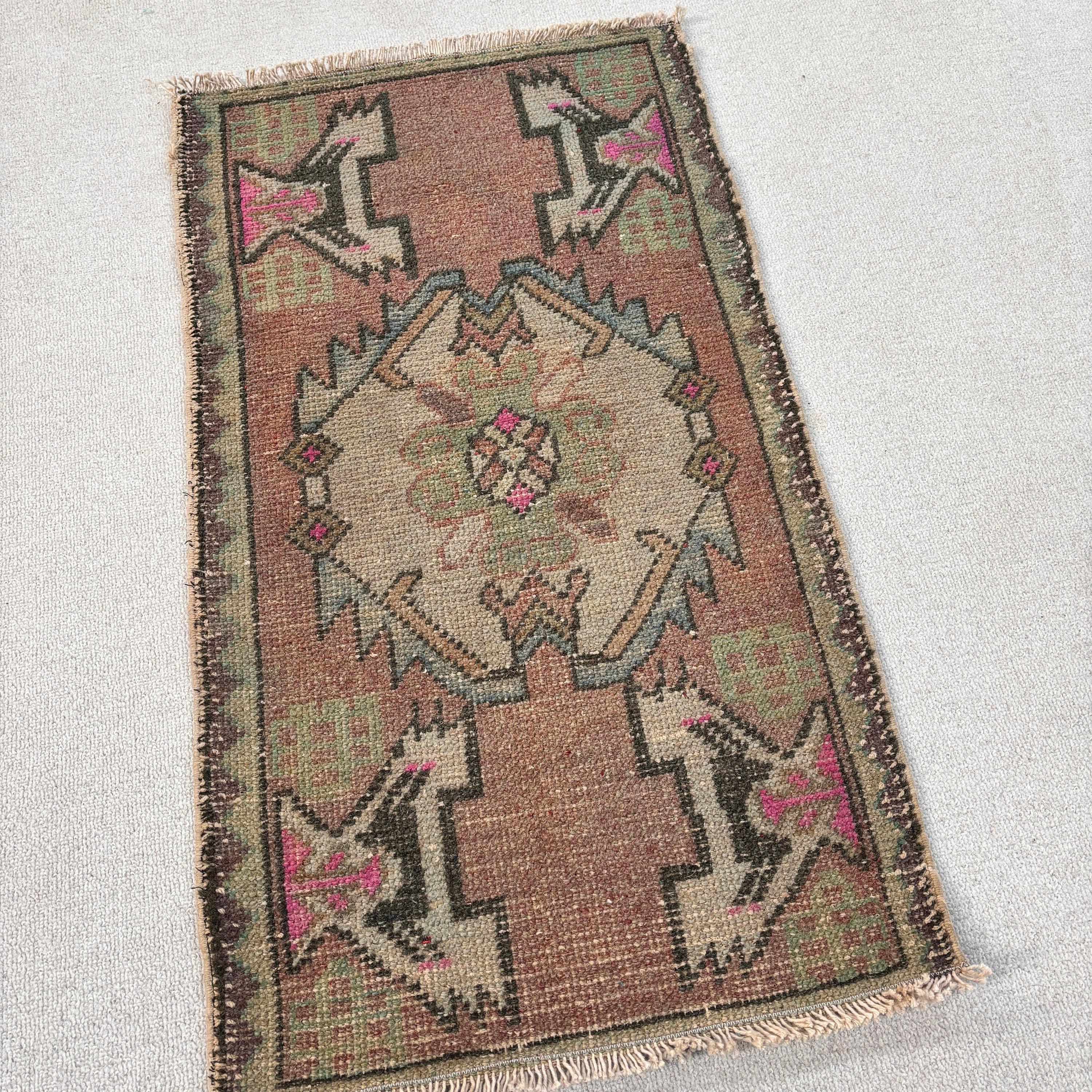 Bedroom Rug, Neutral Rug, Turkish Rugs, Rugs for Bath, Vintage Rug, 1.6x3 ft Small Rug, Small Boho Rugs, Floor Rugs, Beige Statement Rug