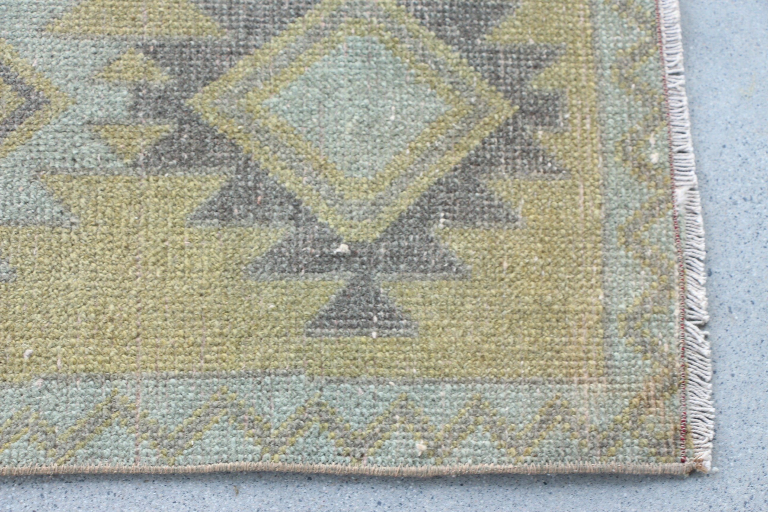 Dış Mekan Halıları, Yeşil 1,5x3 ft Küçük Halı, Vintage Halılar, Fas Halıları, Oryantal Halı, Banyo Halıları, Türk Halıları, Giriş Halısı