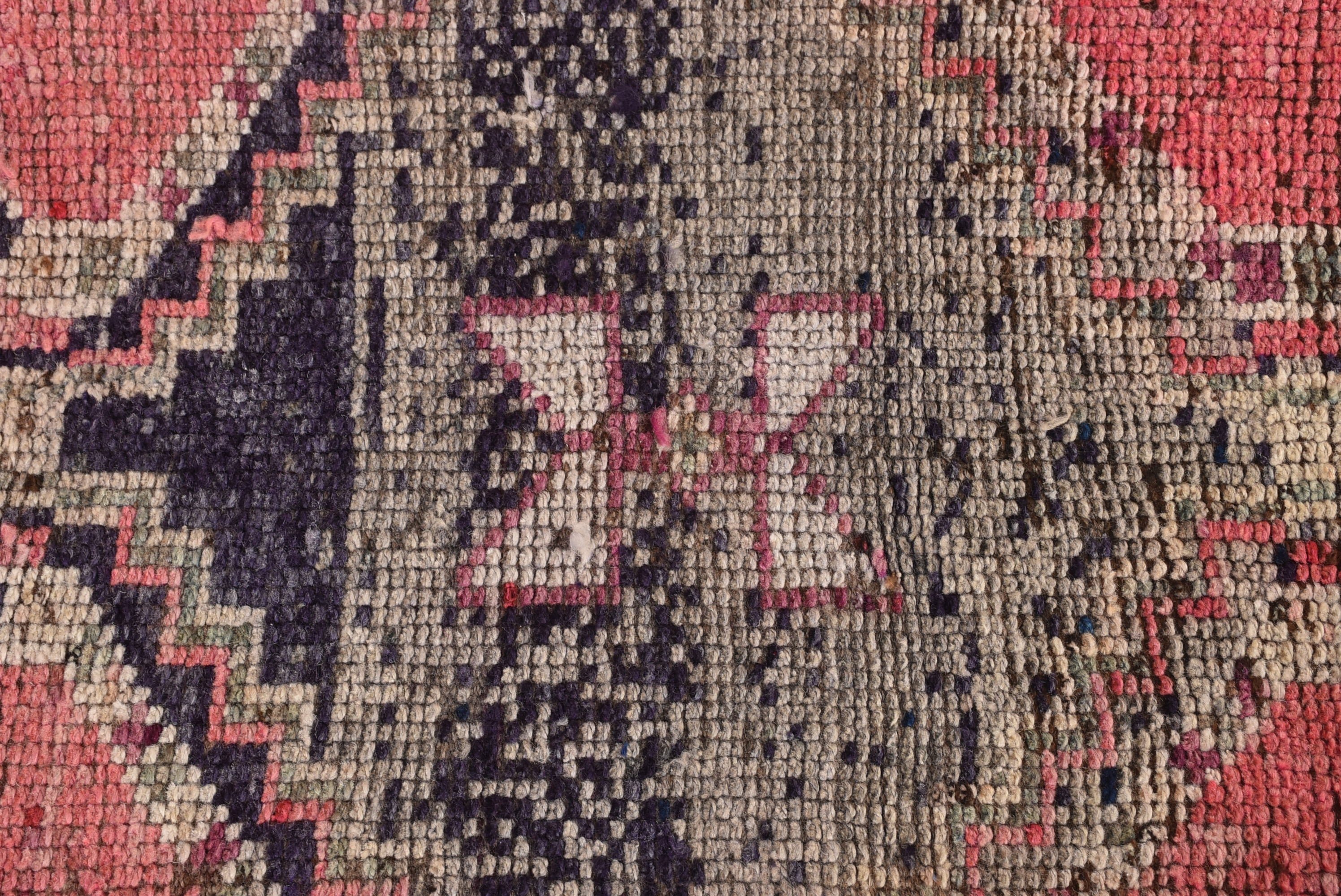 Red Anatolian Rug, Vintage Rugs, Hallway Rugs, Turkish Rug, Tribal Rug, Corridor Rugs, Oriental Rug, 2.8x10.4 ft Runner Rugs, Statement Rug