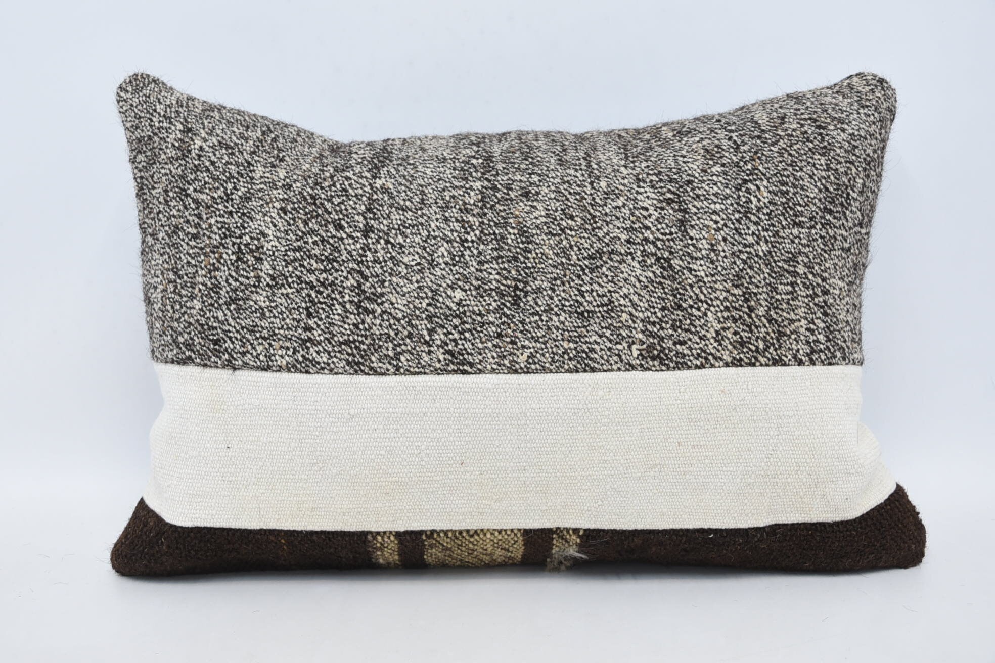 Car Pillow Sham, 16"x24" Beige Pillow, Antique Pillows, Vintage Kilim Throw Pillow, Decorative Throw Cushion Case, Throw Kilim Pillow