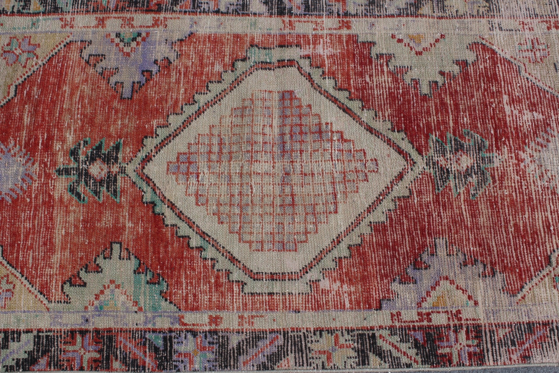 Turkish Rug, Vintage Rug, Rugs for Entry, Cool Rug, Old Rug, Red Oriental Rugs, Nursery Rug, Entry Rug, 2.6x5.6 ft Small Rug