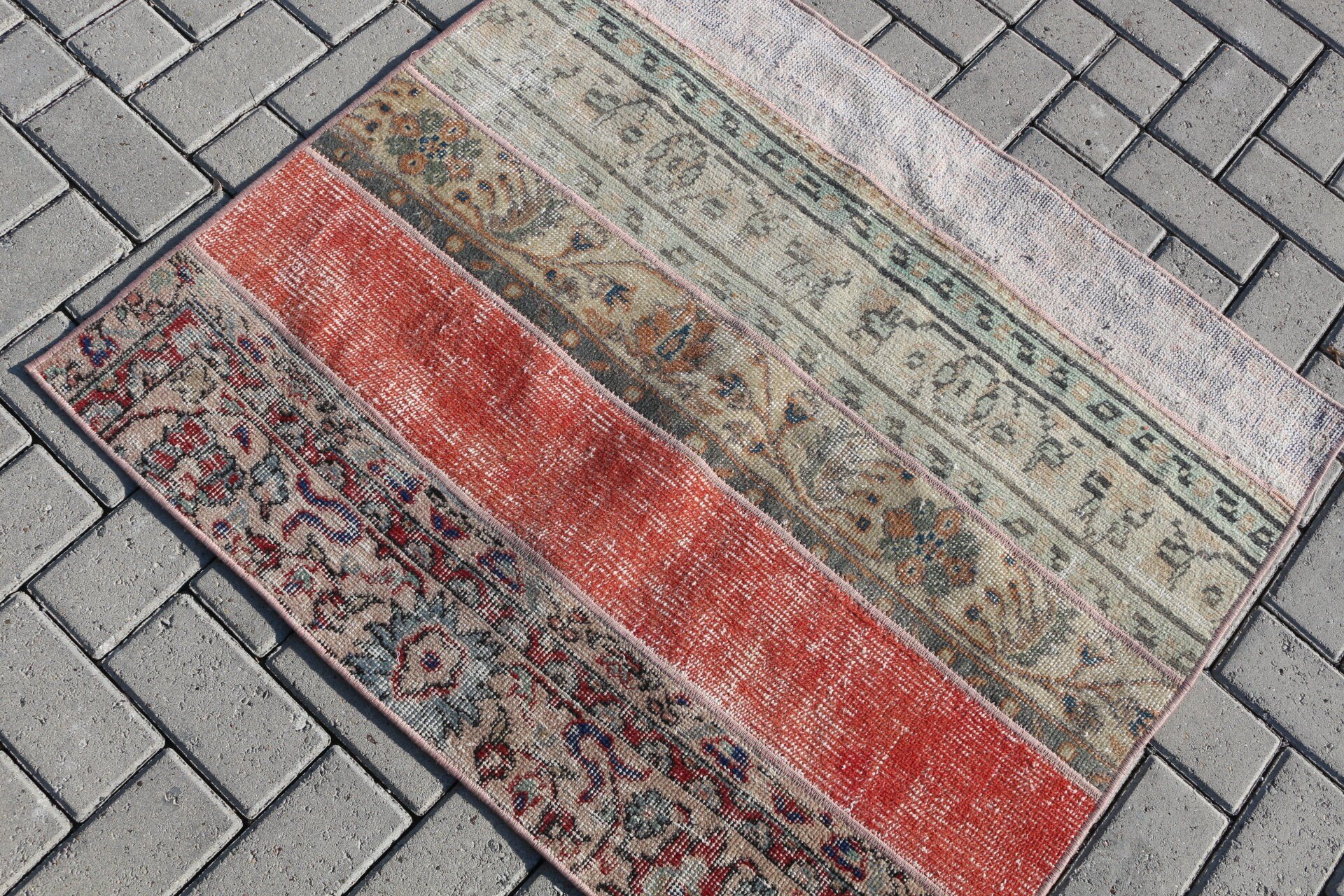 Türk Halısı, Kapı Paspası Halıları, Giriş Halısı, Kahverengi Yün Halı, 3x3,4 ft Küçük Halılar, Sevimli Banyo Paspas Halıları, Vintage Halı, Oryantal Halı, Yatak Odası Halısı