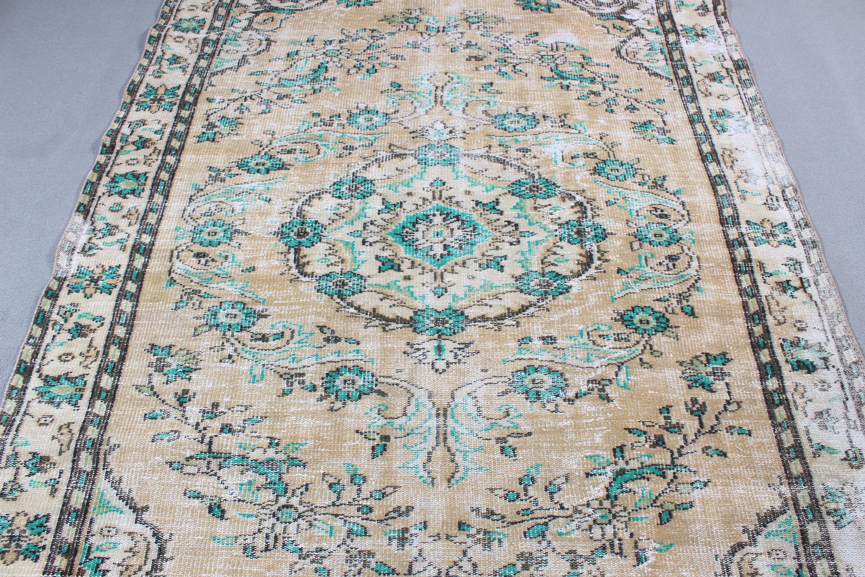 5.6x8.7 ft Büyük Halı, Ev Dekorasyonu Halıları, Büyük Oushak Halısı, Boho Halısı, Anadolu Halıları, Türk Halıları, Kahverengi Yer Halısı, Vintage Halı, Salon Halıları