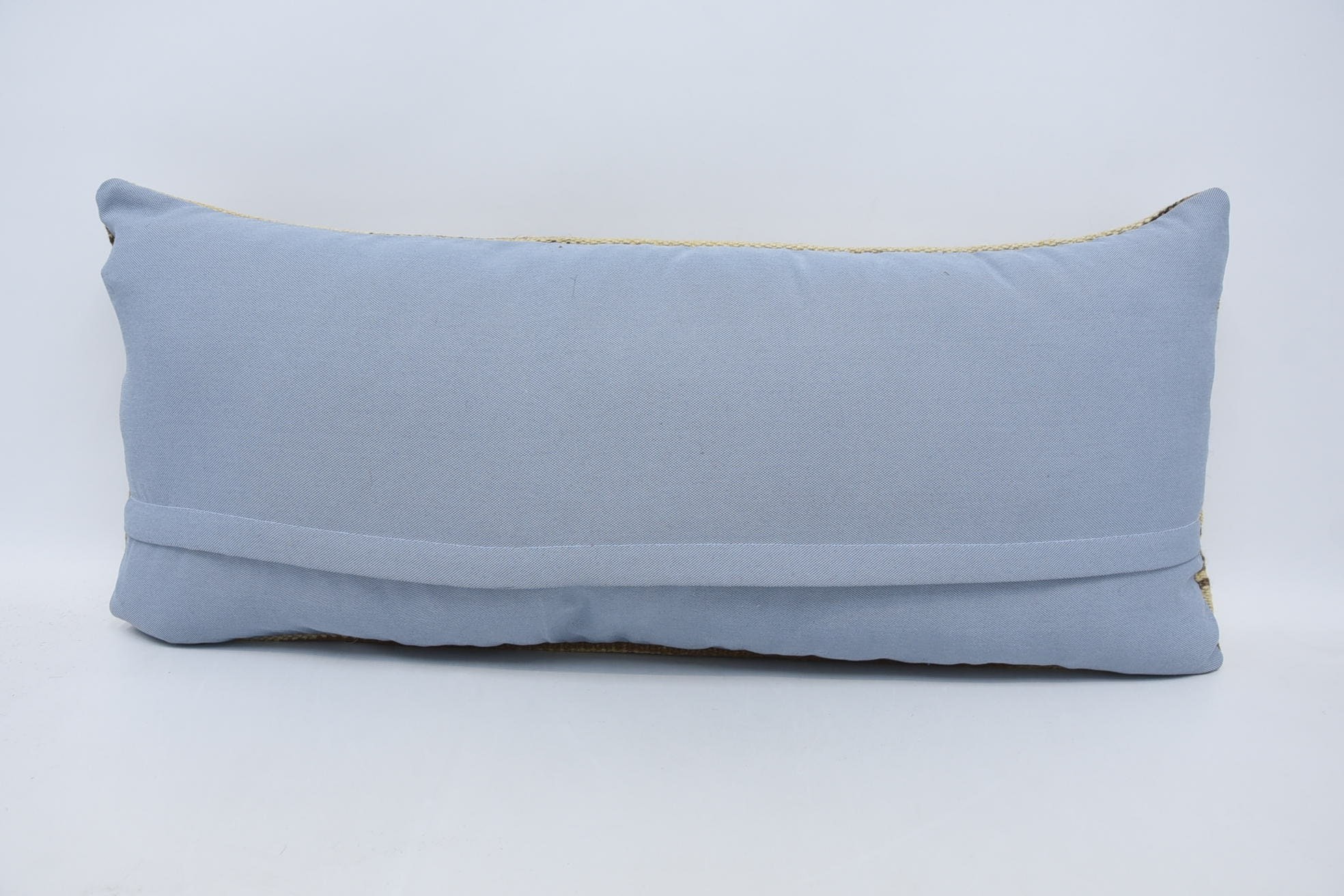Aesthetic Pillow Cover, Kilim Pillow, 16"x36" Beige Pillow Case, Handmade Kilim Cushion, Vintage Kilim Pillow, Ethnic Cushion