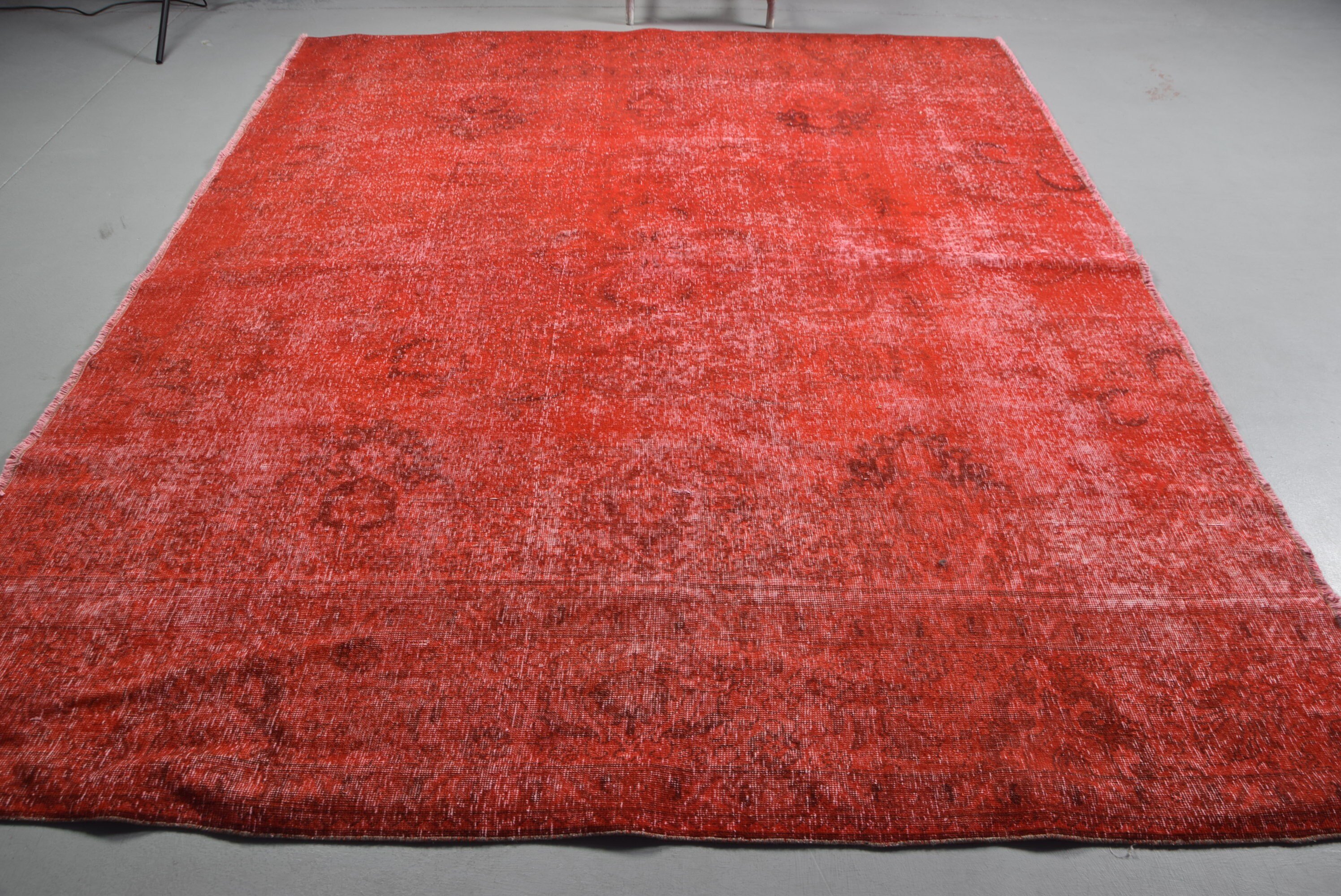 Living Room Rug, 9.3x7.5 ft Large Rug, Muted Rug, Dining Room Rug, Red Home Decor Rug, Vintage Rugs, Turkish Rugs, Floor Rugs