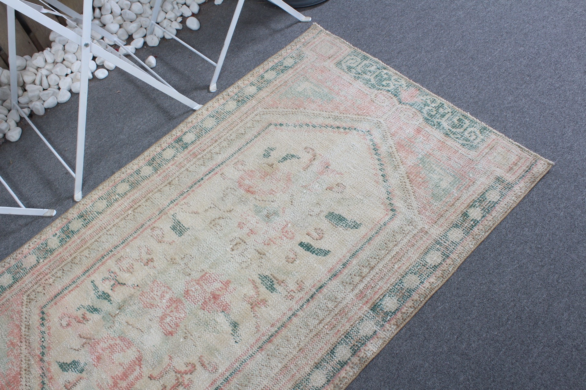 Nursery Rugs, Rugs for Wall Hanging, Vintage Rug, 2.8x4.9 ft Small Rug, Wool Rug, Turkish Rugs, Bedroom Rug, Green Kitchen Rug, Entry Rug