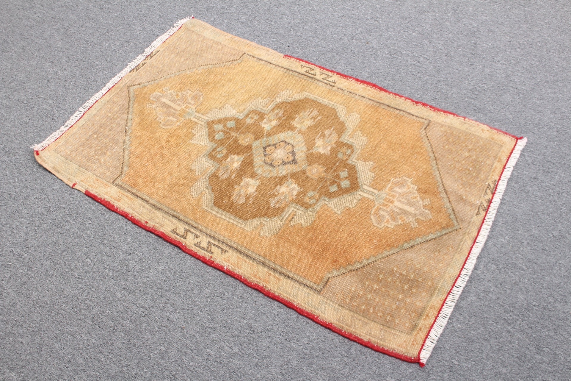 Rugs for Car Mat, Kitchen Rugs, Brown Antique Rug, Oriental Rug, Car Mat Rug, Vintage Rug, 1.7x2.8 ft Small Rug, Moroccan Rug, Turkish Rug