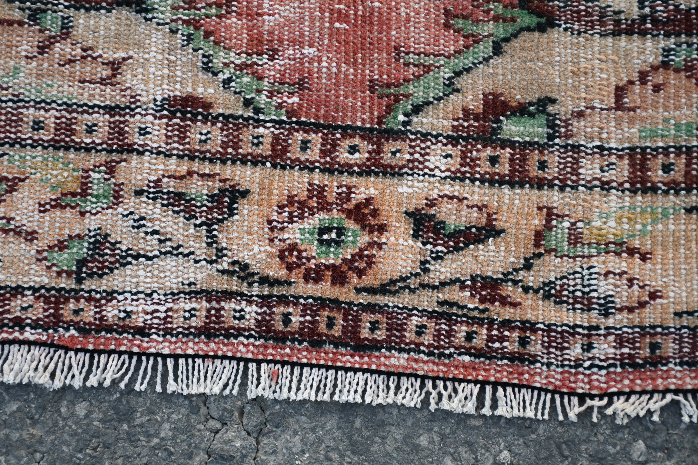 Living Room Rug, Home Decor Rug, Dining Room Rug, Vintage Rug, Moroccan Rugs, Orange  5.4x8.2 ft Large Rug, Turkish Rug