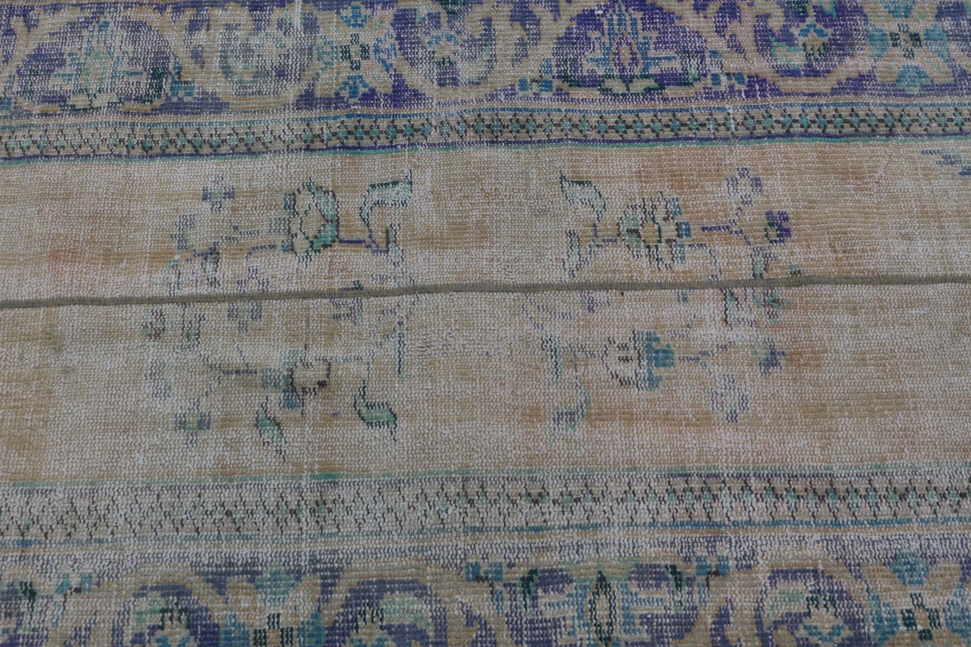 Beige Anatolian Rug, Vintage Rug, Stair Rug, Oriental Rug, Hallway Rug, 3.3x8.8 ft Runner Rugs, Organic Rugs, Turkish Rugs, Bedroom Rug