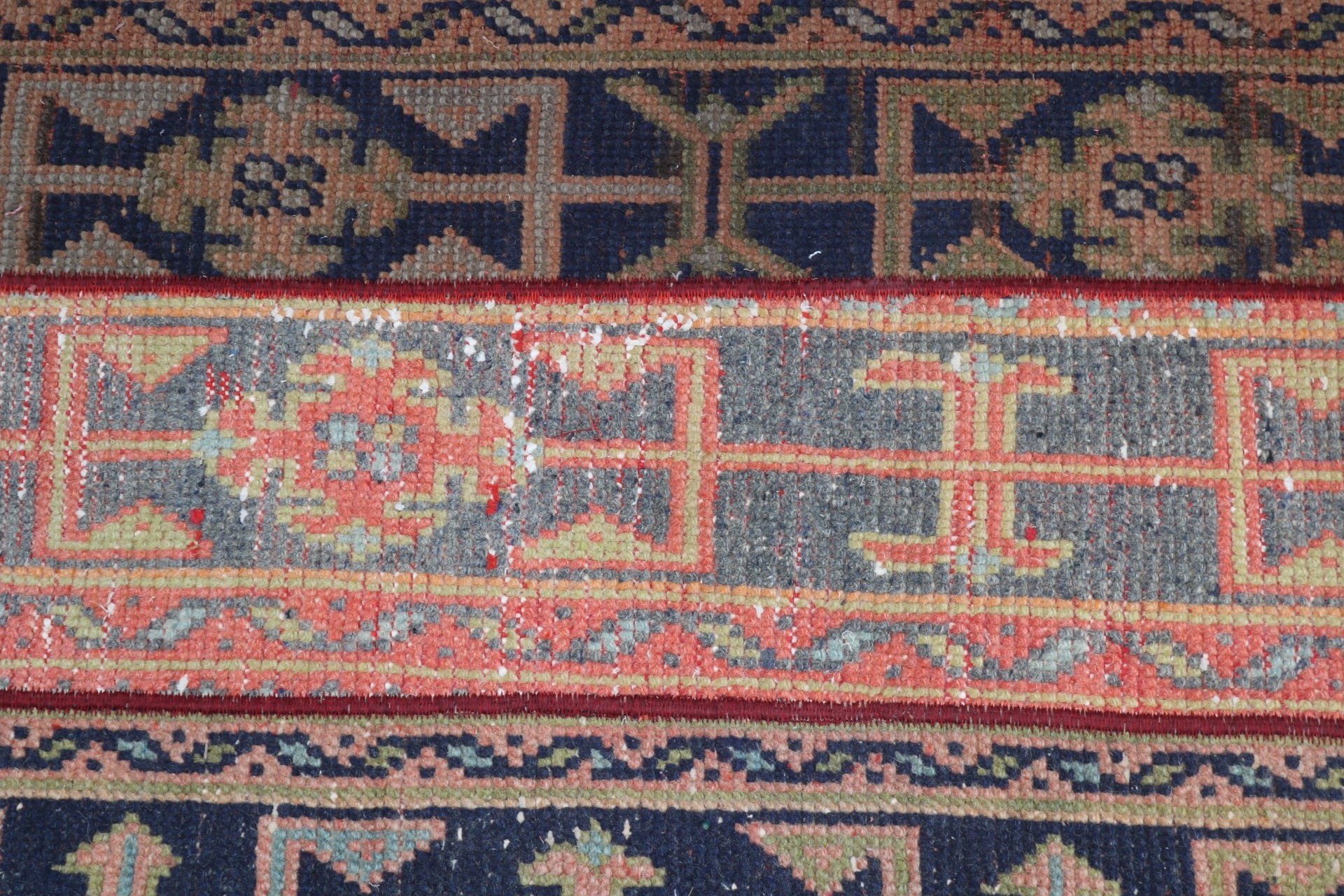 Mutfak Halısı, Mavi Geometrik Halılar, Açıklama Halıları, Türk Halısı, Ev Dekorasyonu Halıları, Vintage Halılar, 2x2,8 ft Küçük Halı, Giriş Halısı, Kabile Halıları