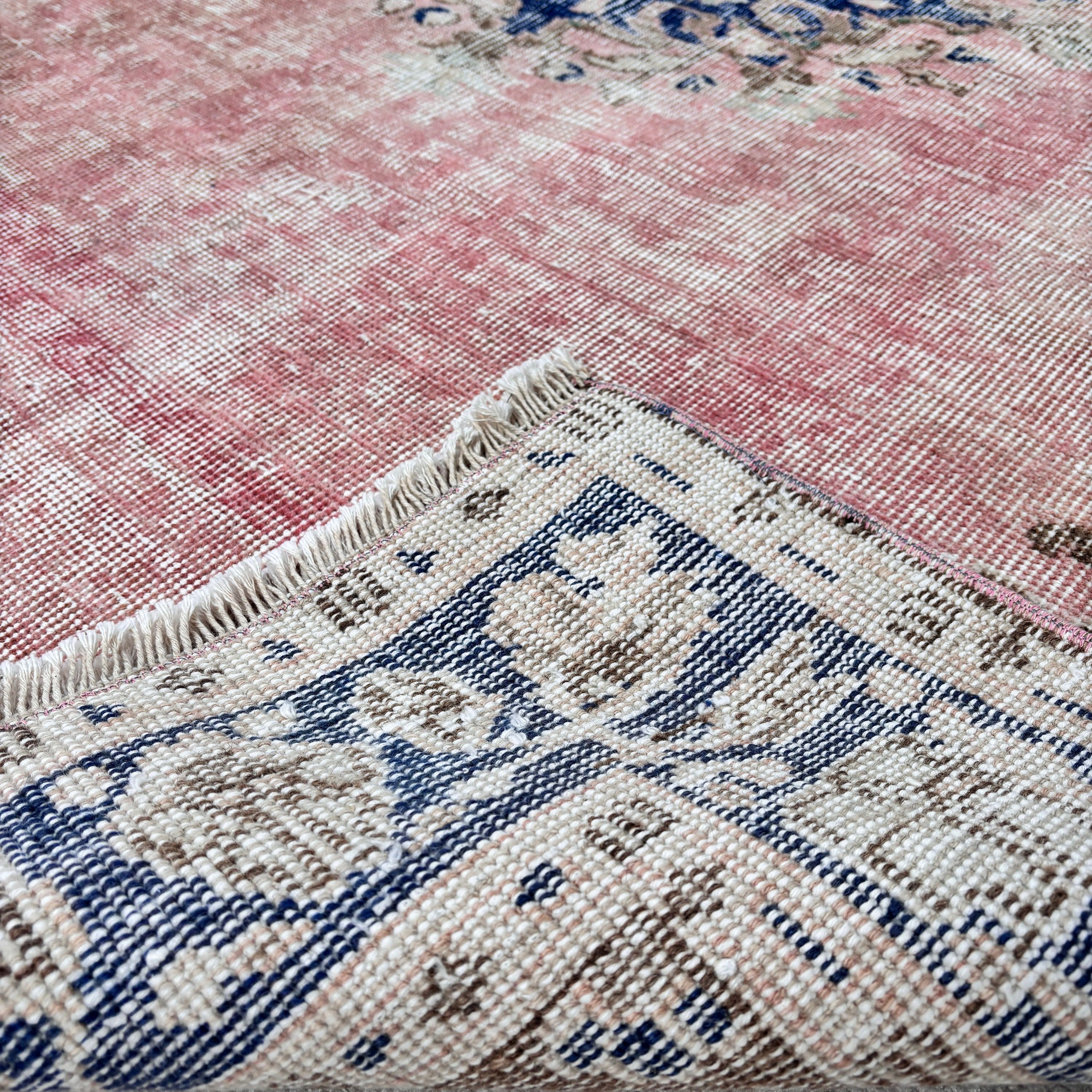 Handmade Rug, Oriental Rugs, Modern Rugs, Pink Home Decor Rug, Vintage Rug, Turkish Rugs, 4.8x12.5 ft Runner Rugs, Beni Ourain Runner Rug