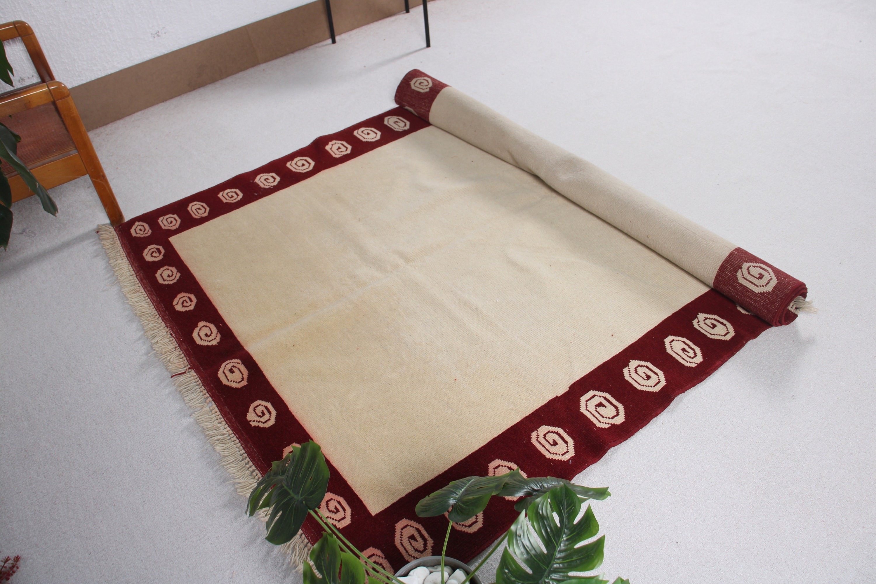 El Yapımı Halı, Türk Halısı, Oturma Odası Halısı, Bej Havalı Halılar, Vintage Halı, Mutfak Halısı, Anadolu Halısı, 5.2x7.5 ft Alan Halıları, Çocuk Halıları