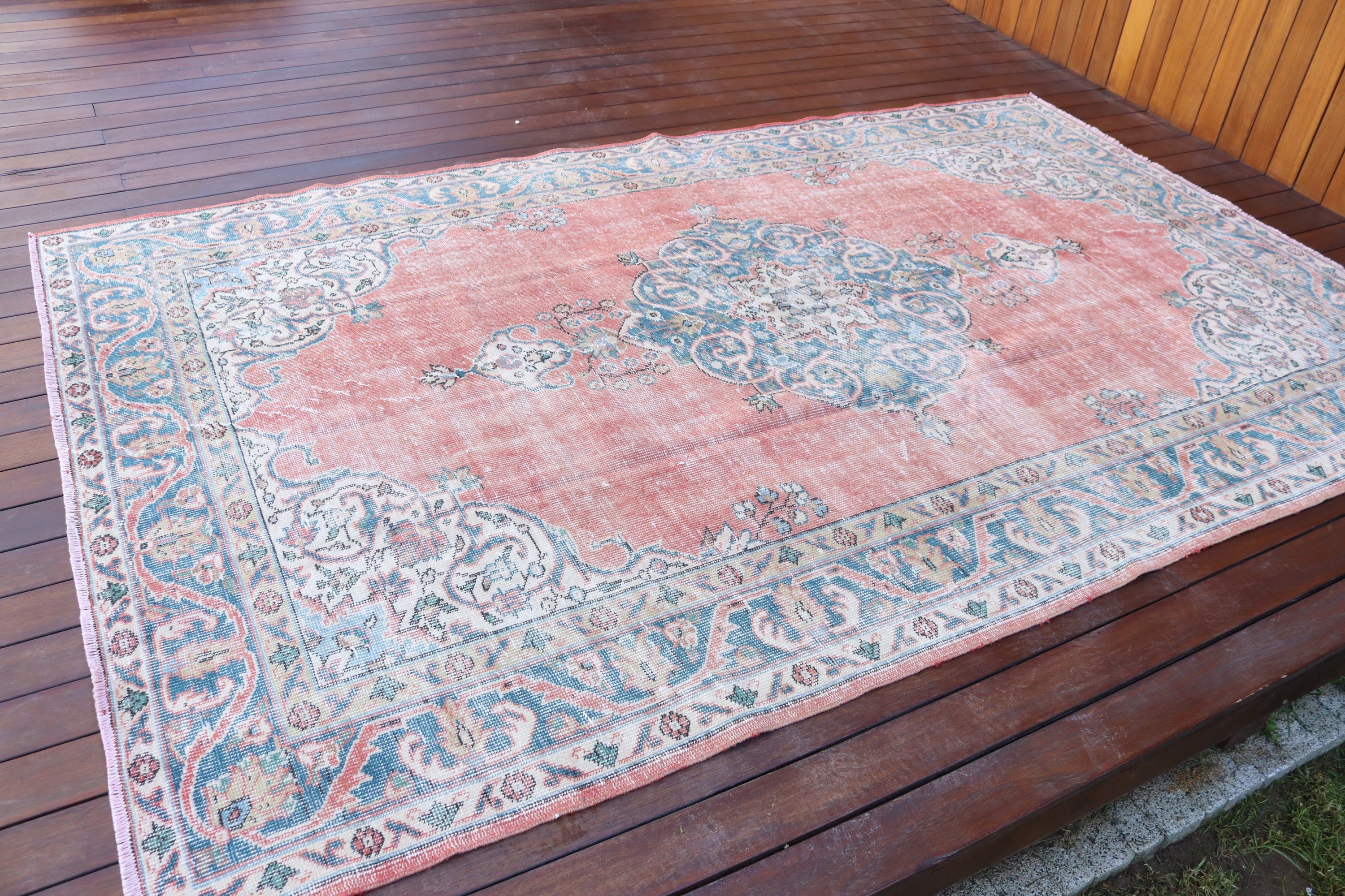 Büyük Vintage Halılar, 5.5x8.7 ft Büyük Halılar, Yatak Odası Halıları, Kırmızı Soğuk Halılar, Türk Halısı, Yer Halısı, Yemek Odası Halısı, Vintage Halı