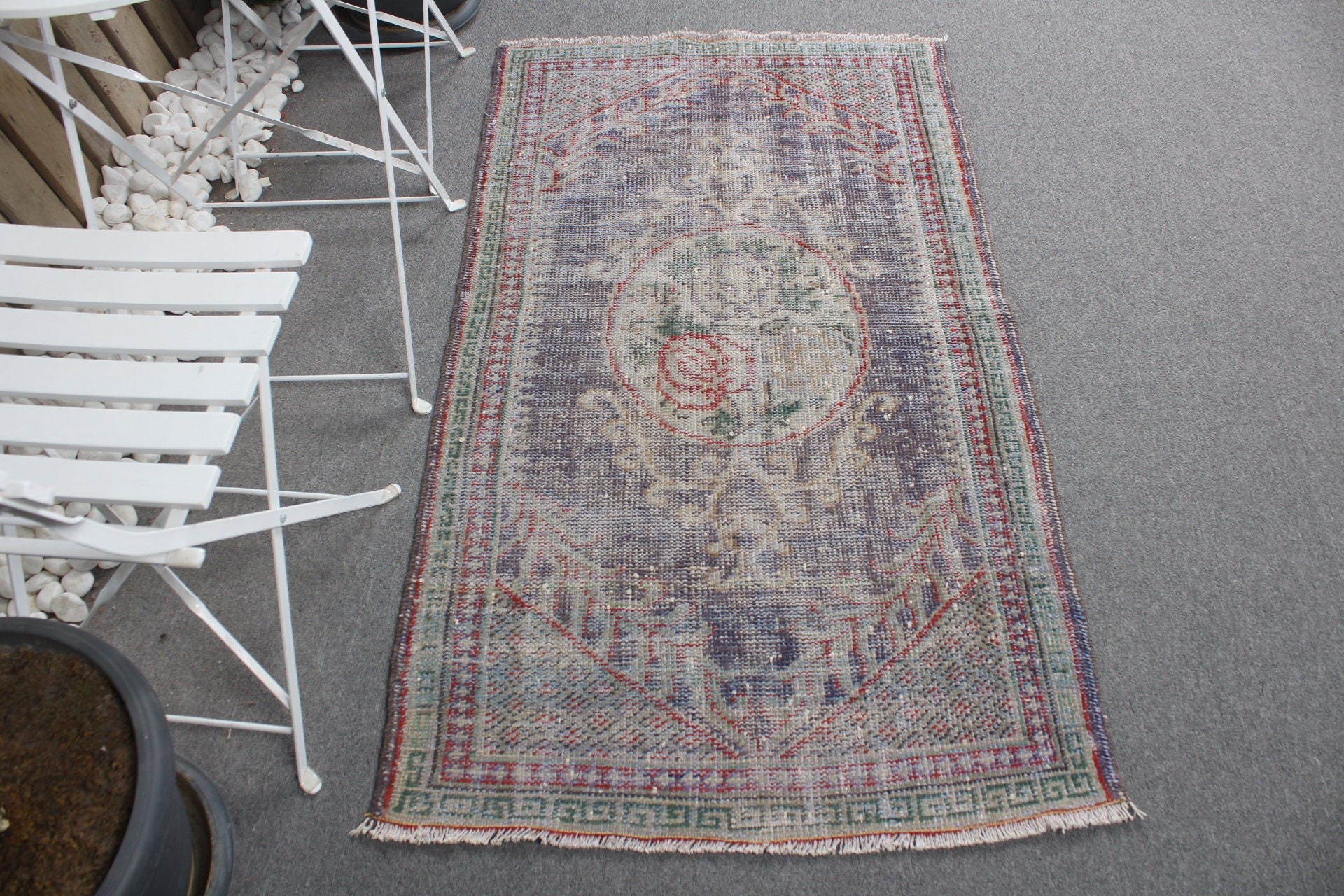 Wall Hanging Rug, Gray Bedroom Rugs, Oriental Rugs, Vintage Rug, Car Mat Rug, 2.8x5 ft Small Rugs, Turkish Rug, Designer Rug