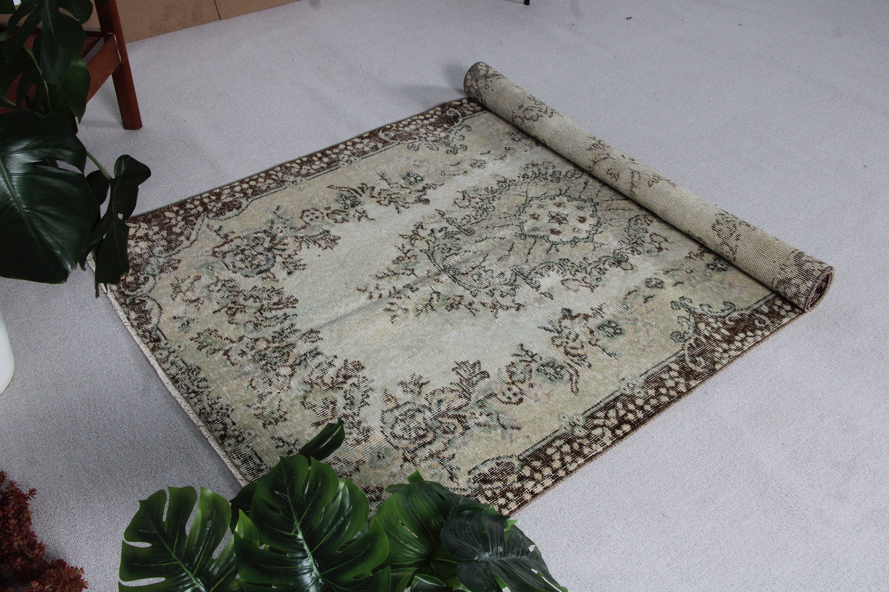 Yatak Odası Halıları, Dekoratif Halı, Giriş Halıları, 3,8x6,3 ft Vurgulu Halılar, Yün Halılar, Çocuk Halısı, Kahverengi Oryantal Halı, Vintage Halılar, Türk Halısı