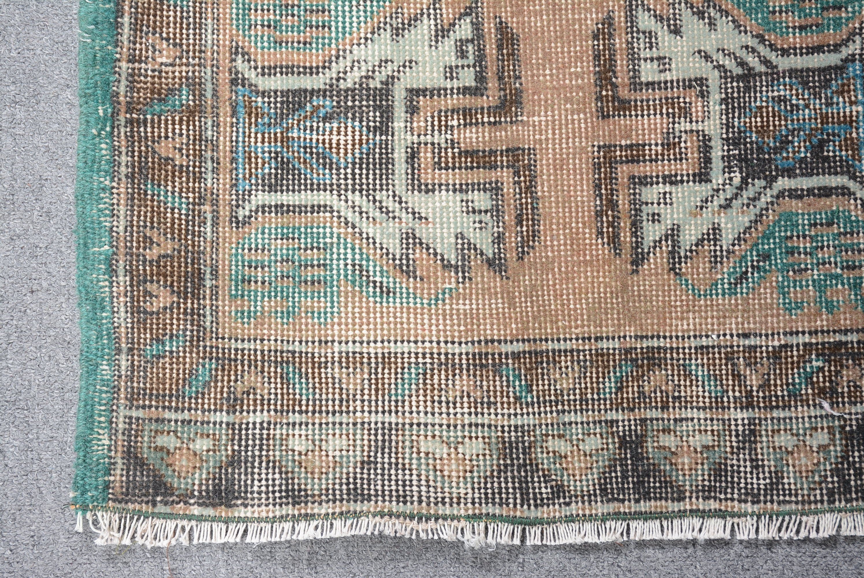 Wall Hanging Rug, Rugs for Car Mat, 1.7x3.3 ft Small Rugs, Cool Rugs, Turkish Rug, Bath Rugs, Vintage Rug, Brown Anatolian Rug, Floor Rug