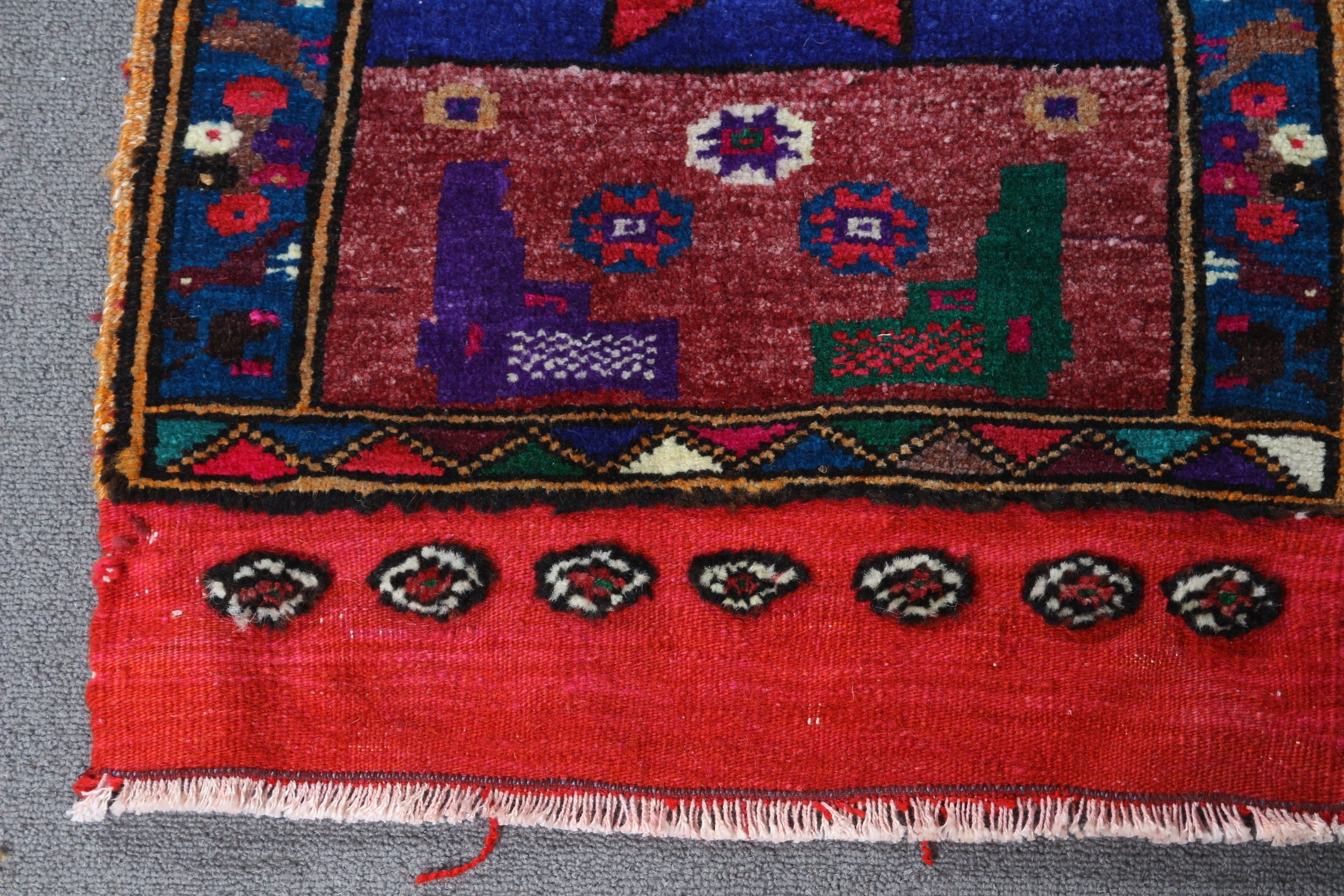 Havalı Halı, Mutfak Halıları, Mutfak Halıları, 1,5x3,3 ft Küçük Halı, Vintage Halı, Türk Halıları, Kırmızı Soğuk Halı, Küçük Alan Halısı Halıları, Yatak Odası Halısı