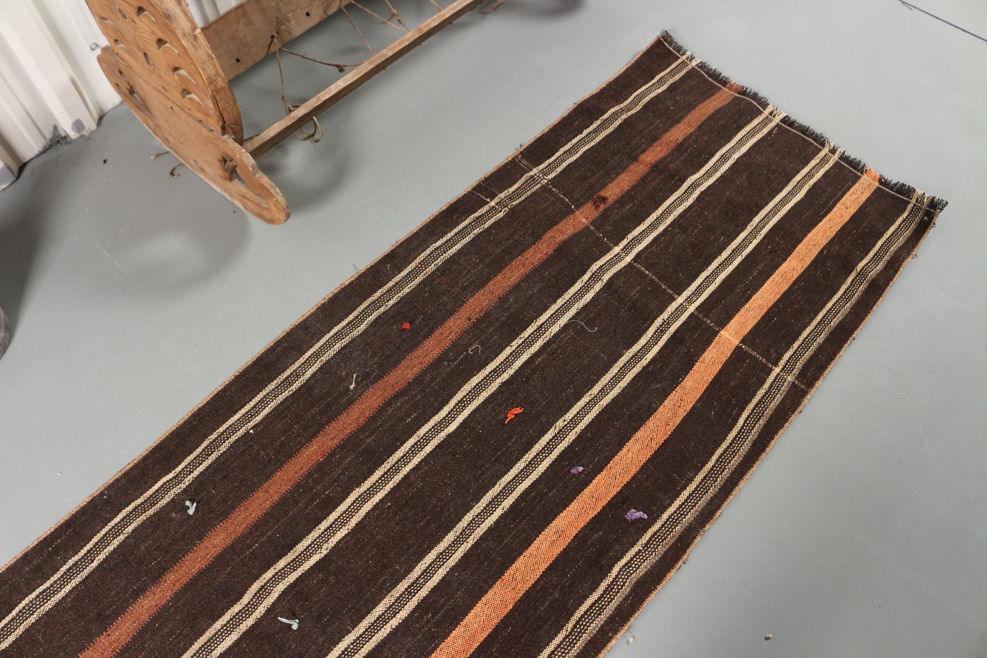 Runner Halıları, Vintage Halı, Harika Halı, Siyah Mutfak Halısı, Merdiven Halısı, Kilim, 2,4x8,8 ft Runner Halısı, Yatak Odası Halıları, Yer Halısı, Türk Halısı