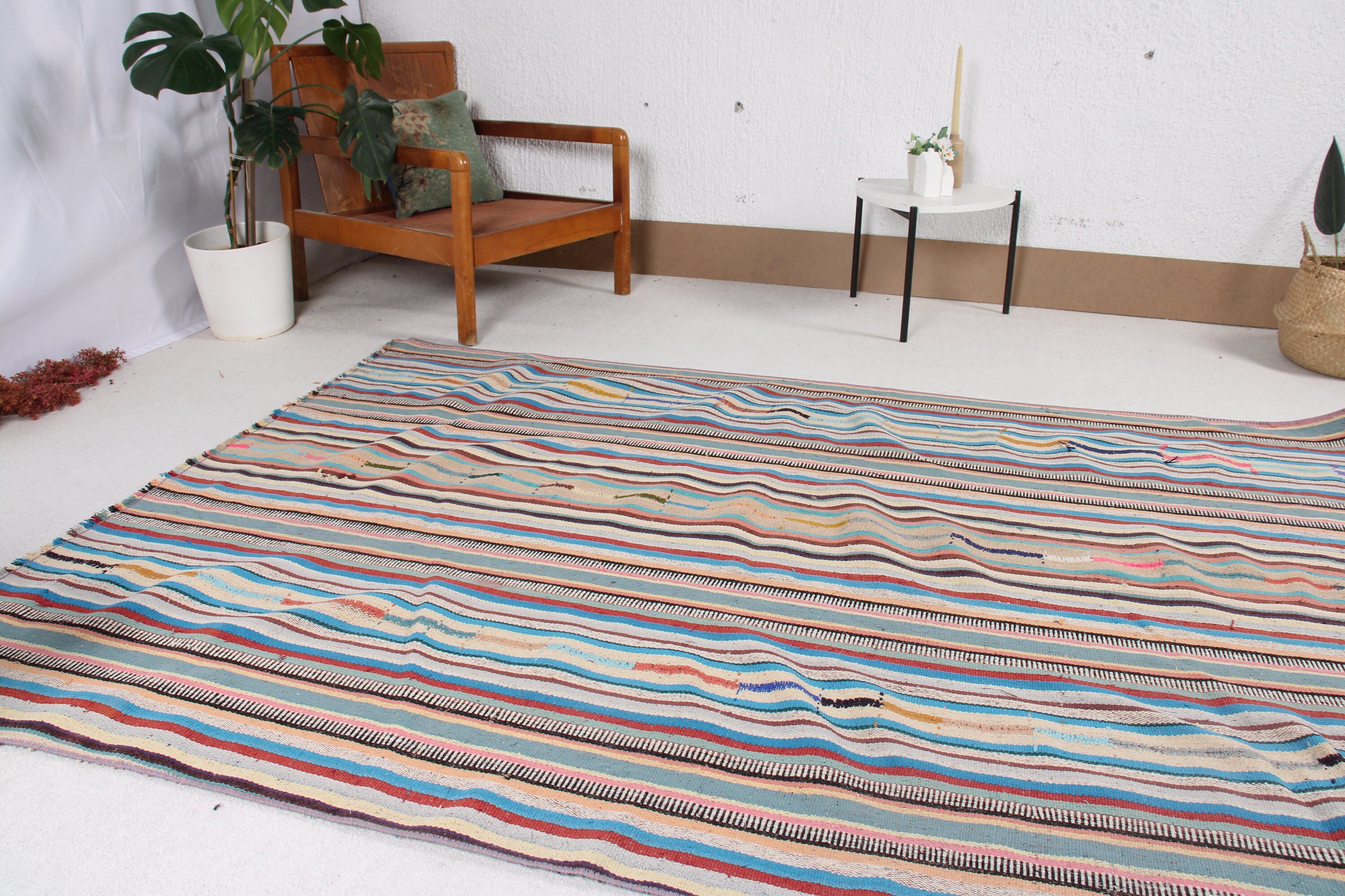 Boho Halı, Alan Halıları, Nötr Halı, Kilim, Türk Halısı, Çocuk Halısı, Oryantal Halılar, Bej 5,3x7,4 ft Alan Halısı, Vintage Halılar