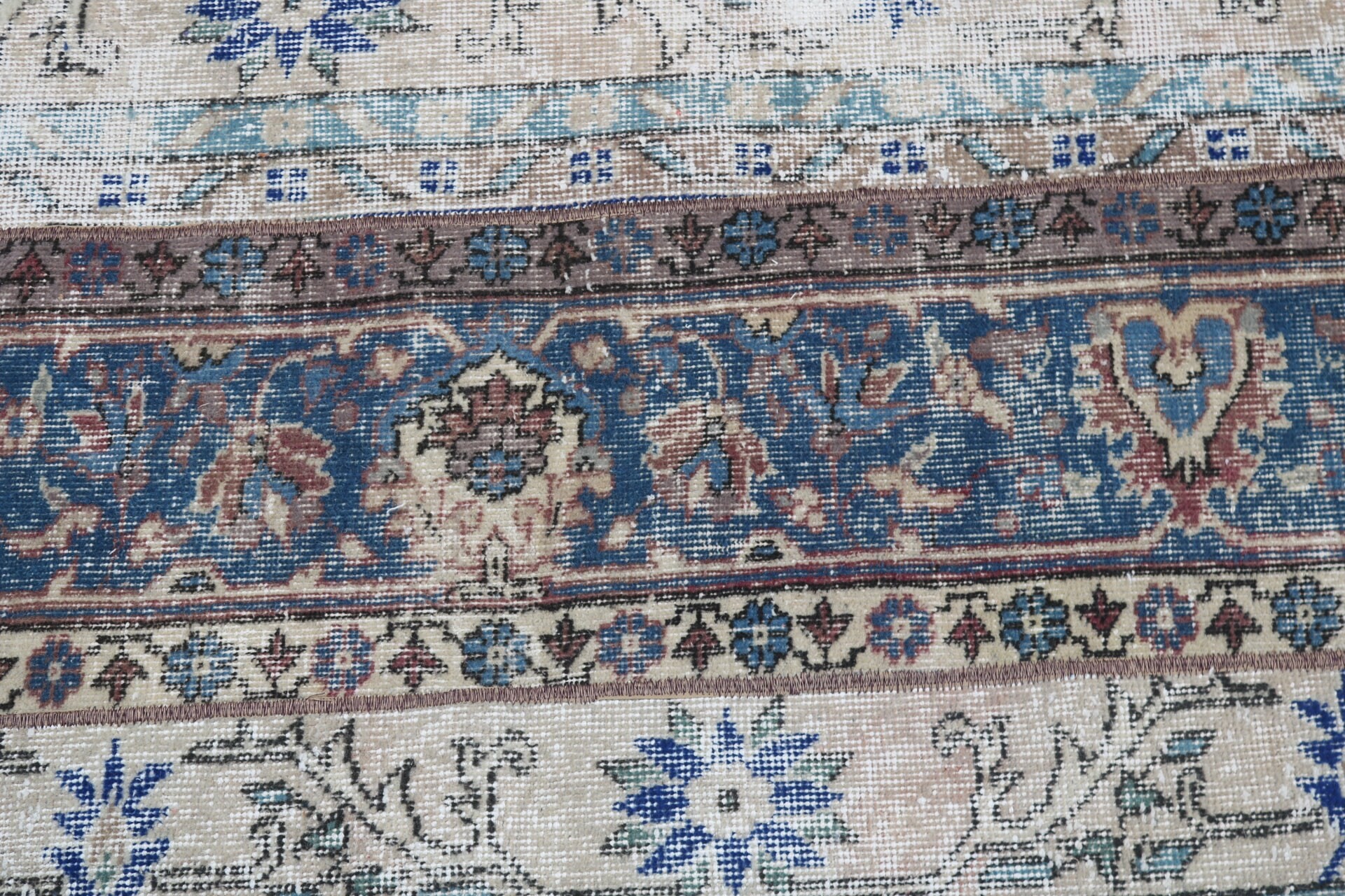 Cool Halı, 2.8x8.1 ft Runner Halı, Türk Halısı, Uzun Yolluk Halıları, Boho Halıları, Vintage Halılar, Merdiven Halıları, Oryantal Halılar, Bej Geometrik Halı